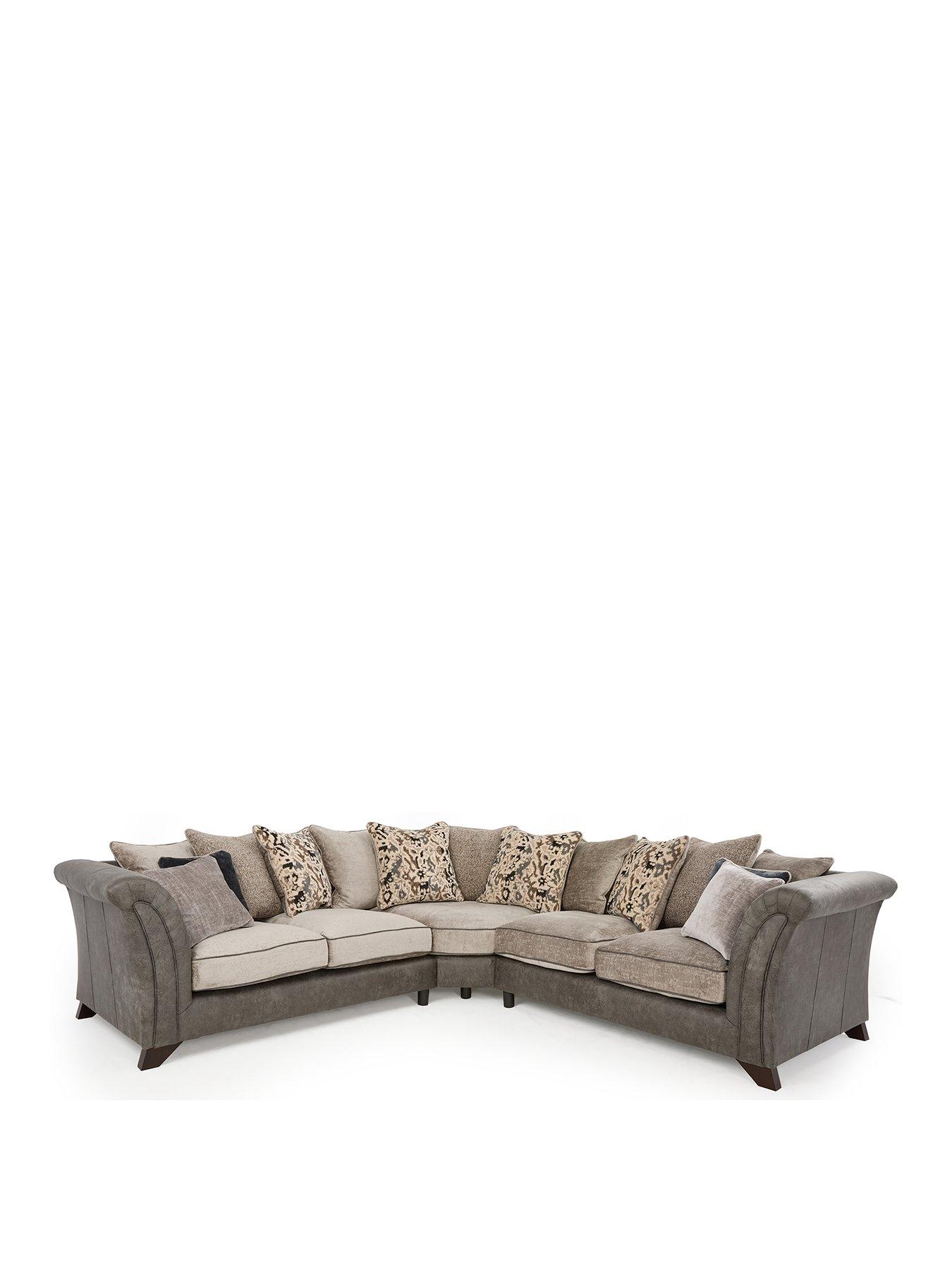Image 2 of 7 of Very Home Regent Scatter Back Fabric Corner Group Sofa - Made to Order in the UK