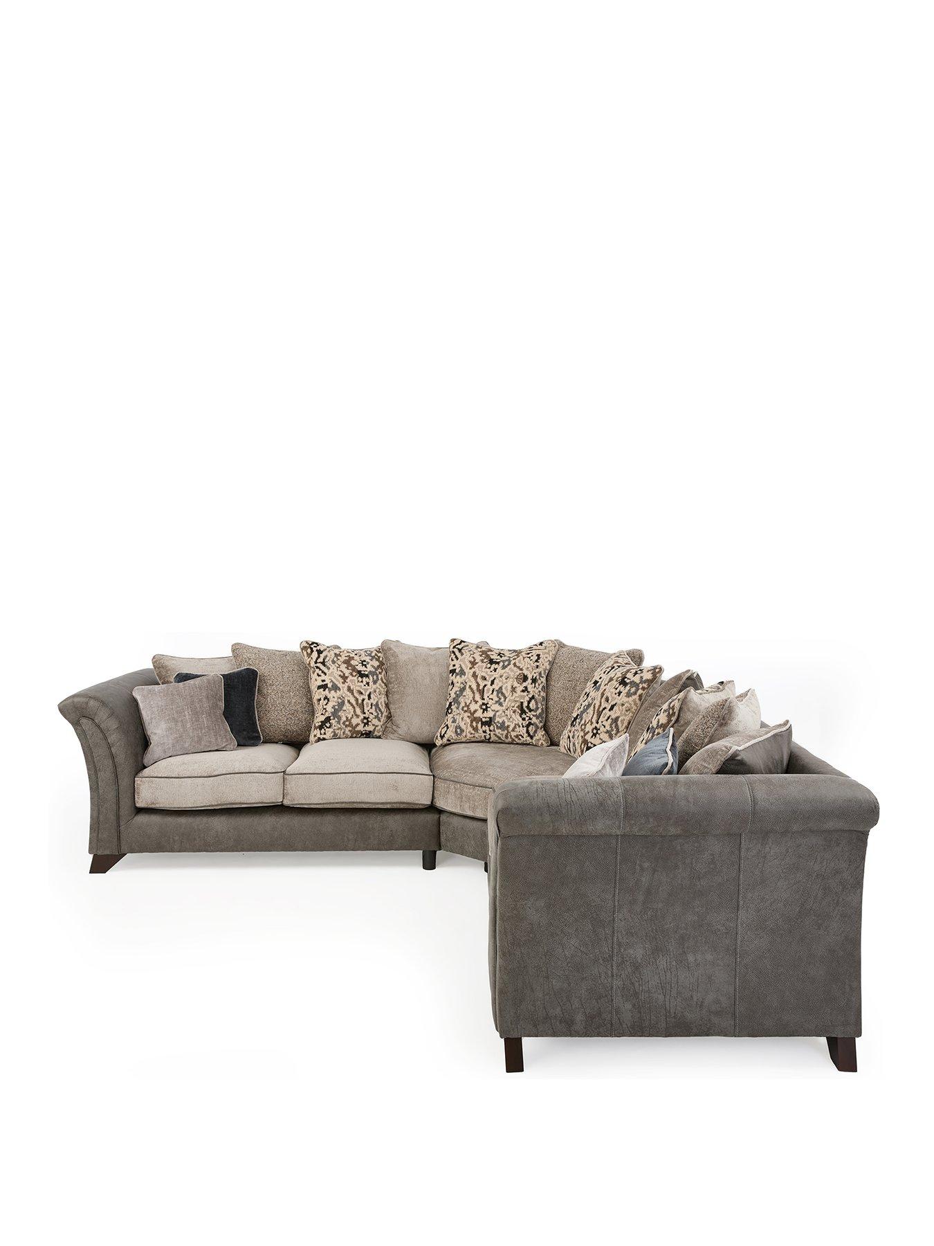 Image 3 of 7 of Very Home Regent Scatter Back Fabric Corner Group Sofa - Made to Order in the UK