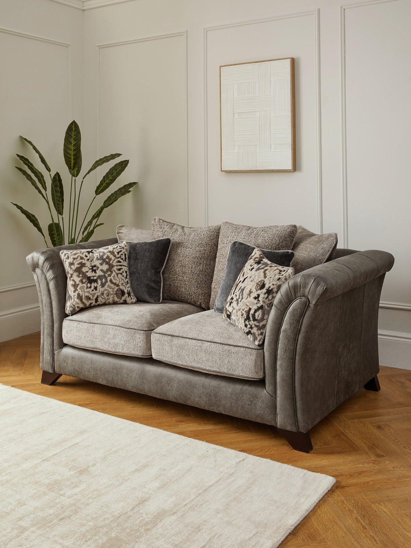 The Very Collection Regent Scatter 2 Seater Fabric Sofa - Made to Order in the UK - FSC® Certified