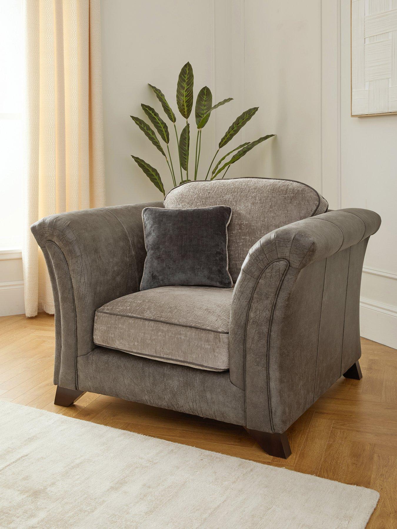 undefined Regent Fabric Armchair - Made to Order in the UK