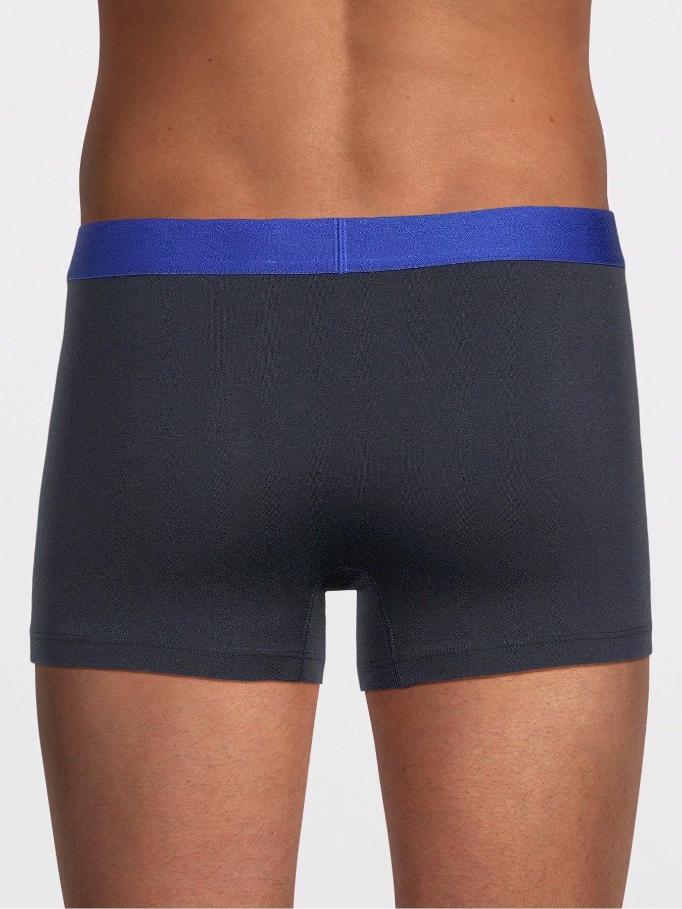 Image 3 of 3 of Tommy Hilfiger 3 Pack Signature Cotton Trunks - Black