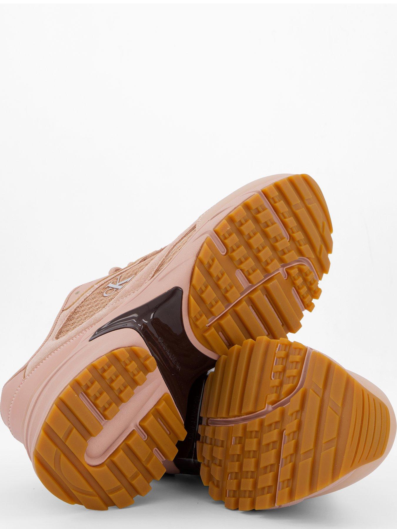 Image 4 of 7 of Calvin Klein Platform Hike Casual Mesh Runner Trainer - Brown