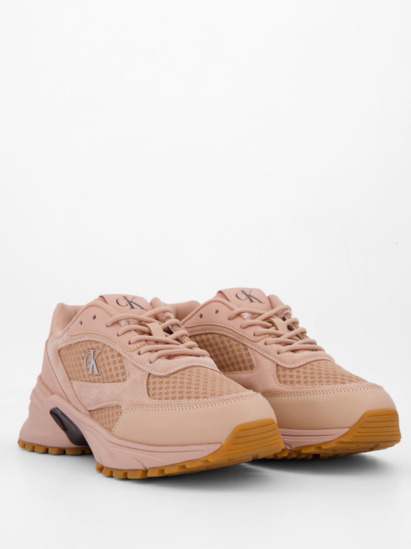 Image 6 of 7 of Calvin Klein Platform Hike Casual Mesh Runner Trainer - Brown