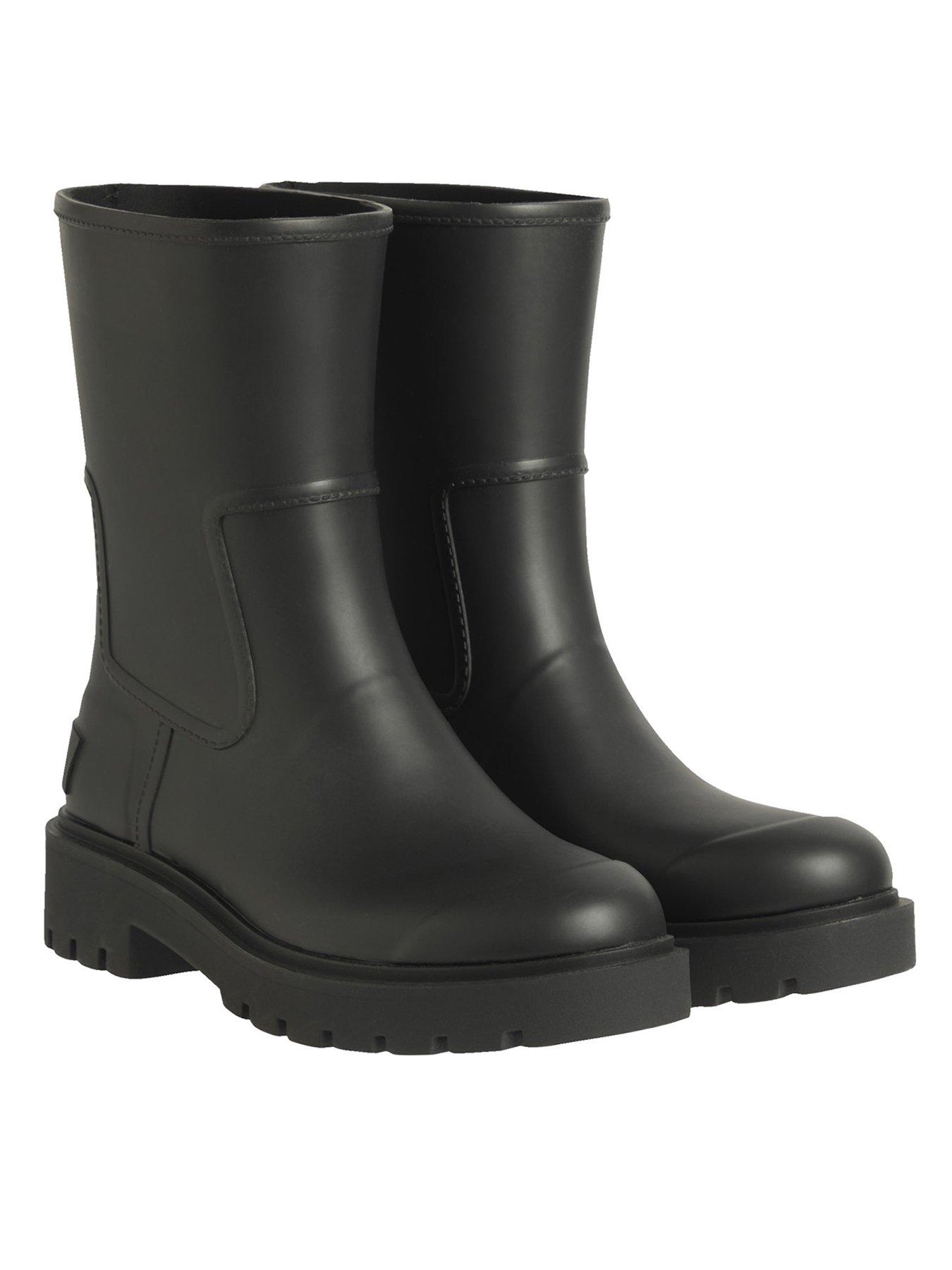 Image 2 of 5 of Calvin Klein Rubber Mid-High Rainboot - Black