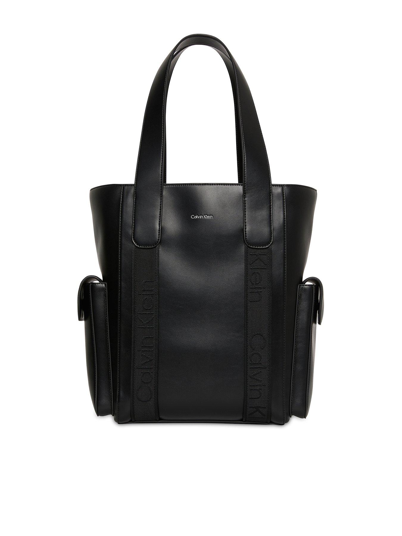 undefined Webbing Strap Tote Bag - Black