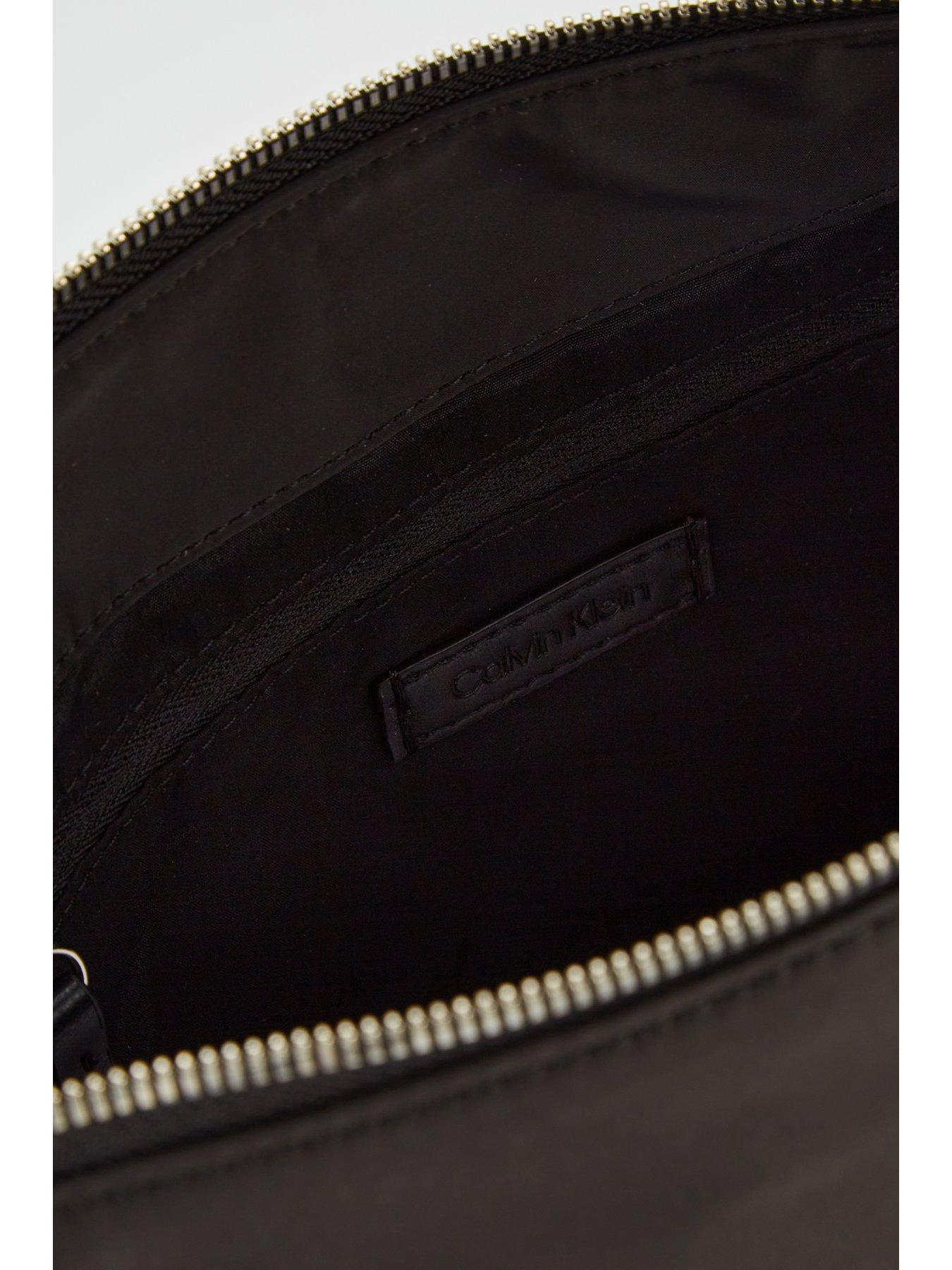 Image 4 of 4 of Calvin Klein Nylon Satchelsea Boot With Side Pockets - Black