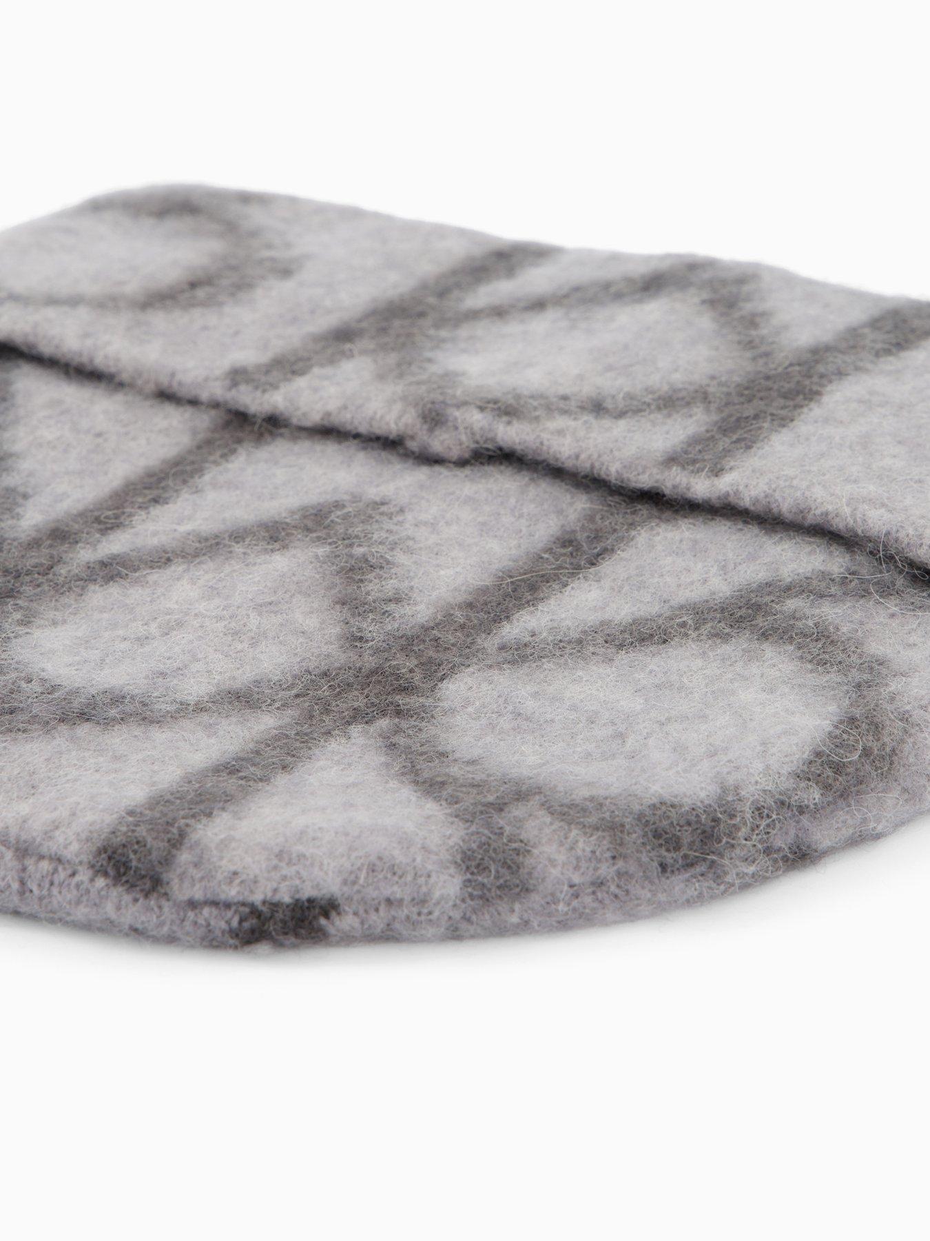  image of calvin-klein-ck-brushed-beanie-grey