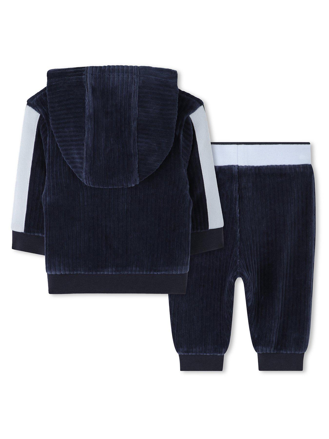  image of boss-newborn-baby-boys-boxed-2-piece-jog-set-navy