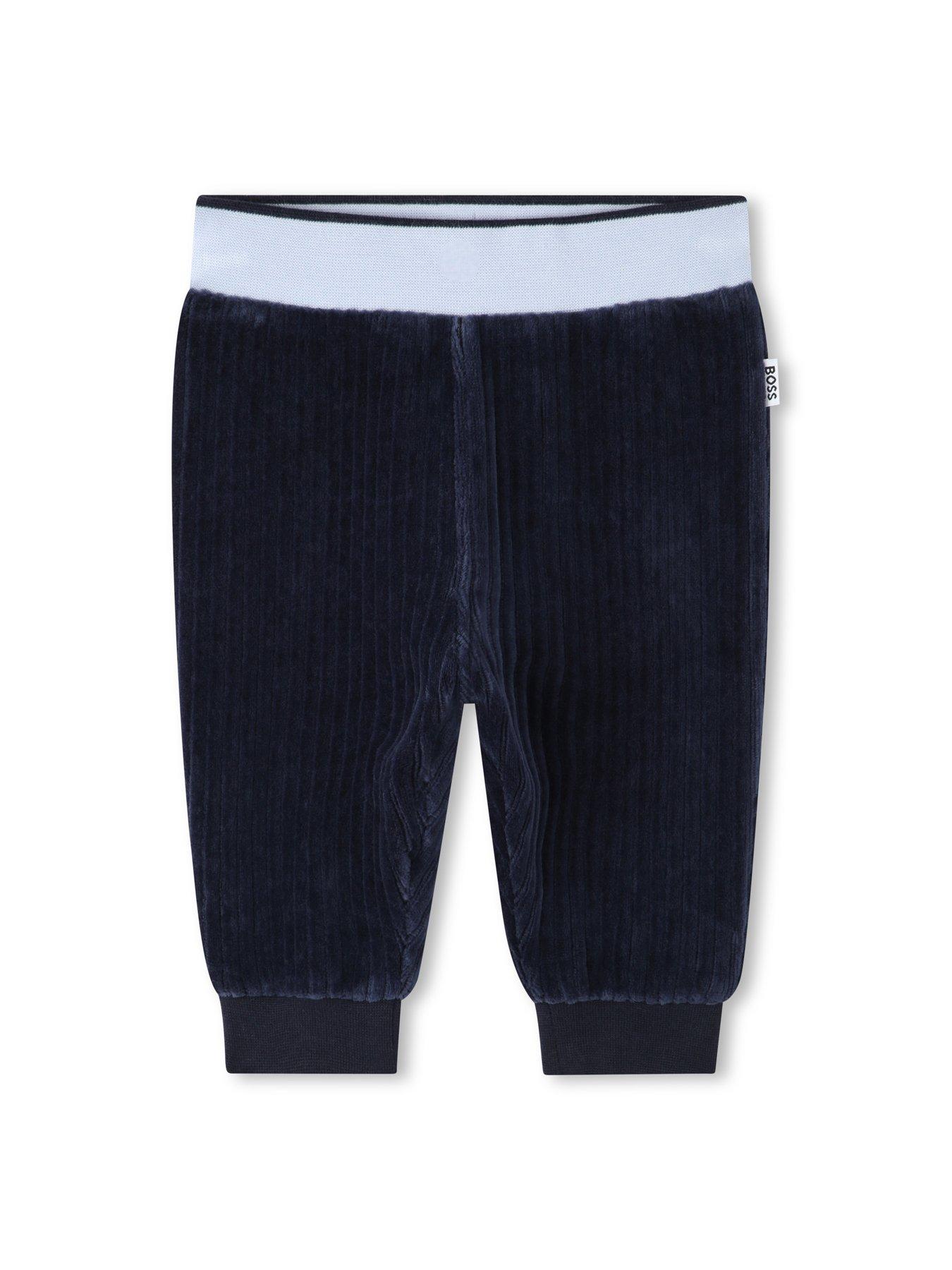  image of boss-newborn-baby-boys-boxed-2-piece-jog-set-navy