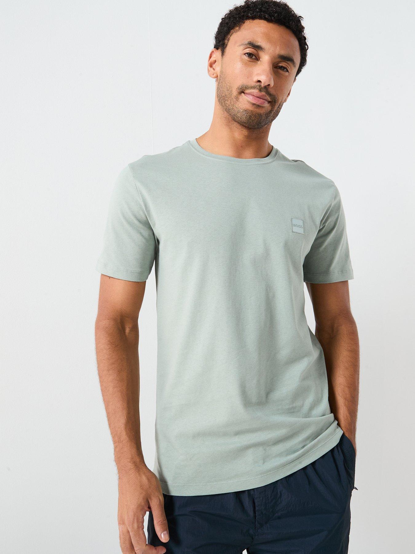 Image 5 of 5 of BOSS Tonal Patch Logo T-Shirt - Light Green