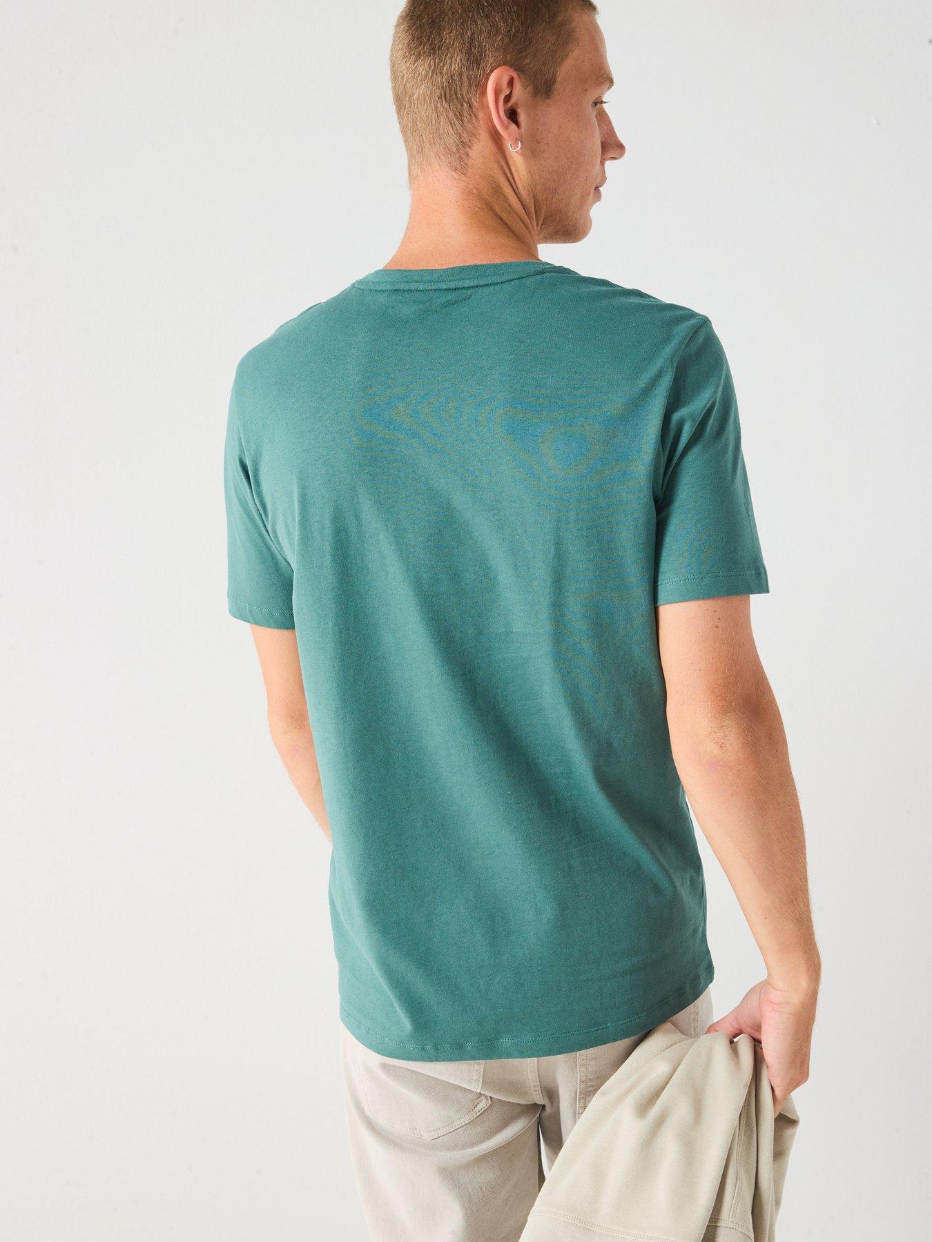 Image 2 of 6 of BOSS Tales Relaxed Fit Tonal Patch Logo T-Shirt - Green