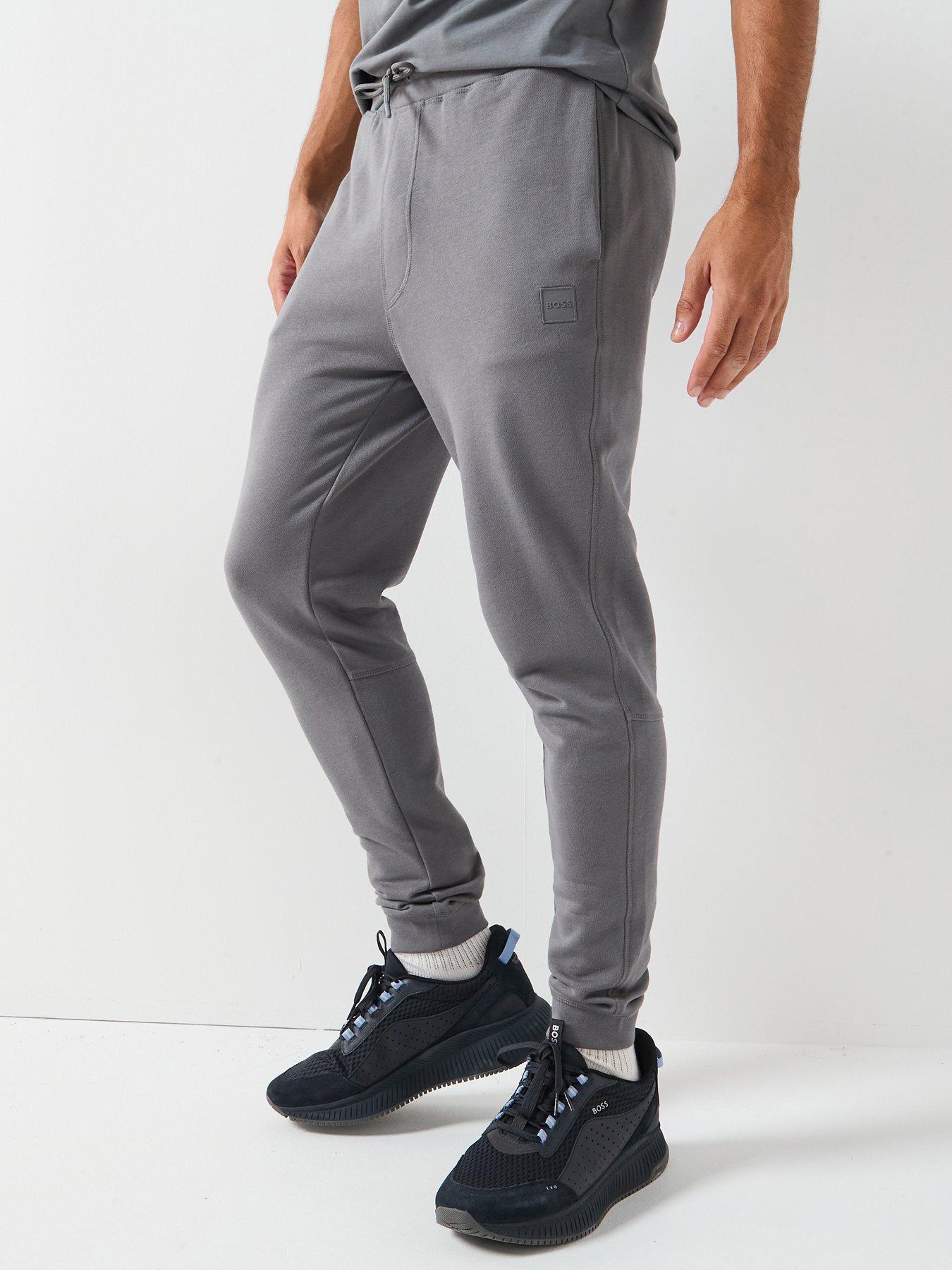 undefined Boss Sestart Regular Fit Cuff Joggers - Light Grey