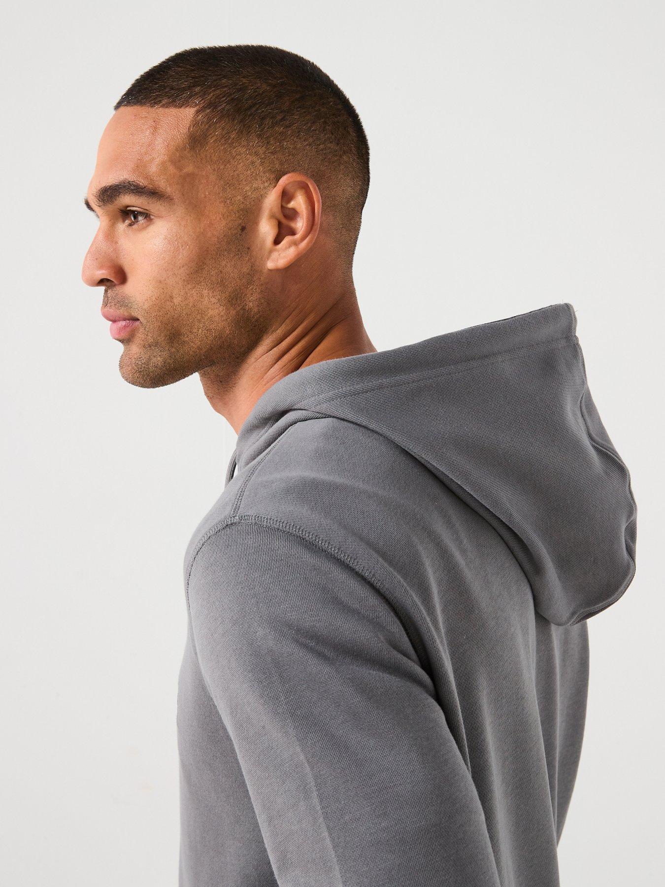 Image 5 of 6 of BOSS Wetalk Left Chest Overhead Hoodie - Light Grey