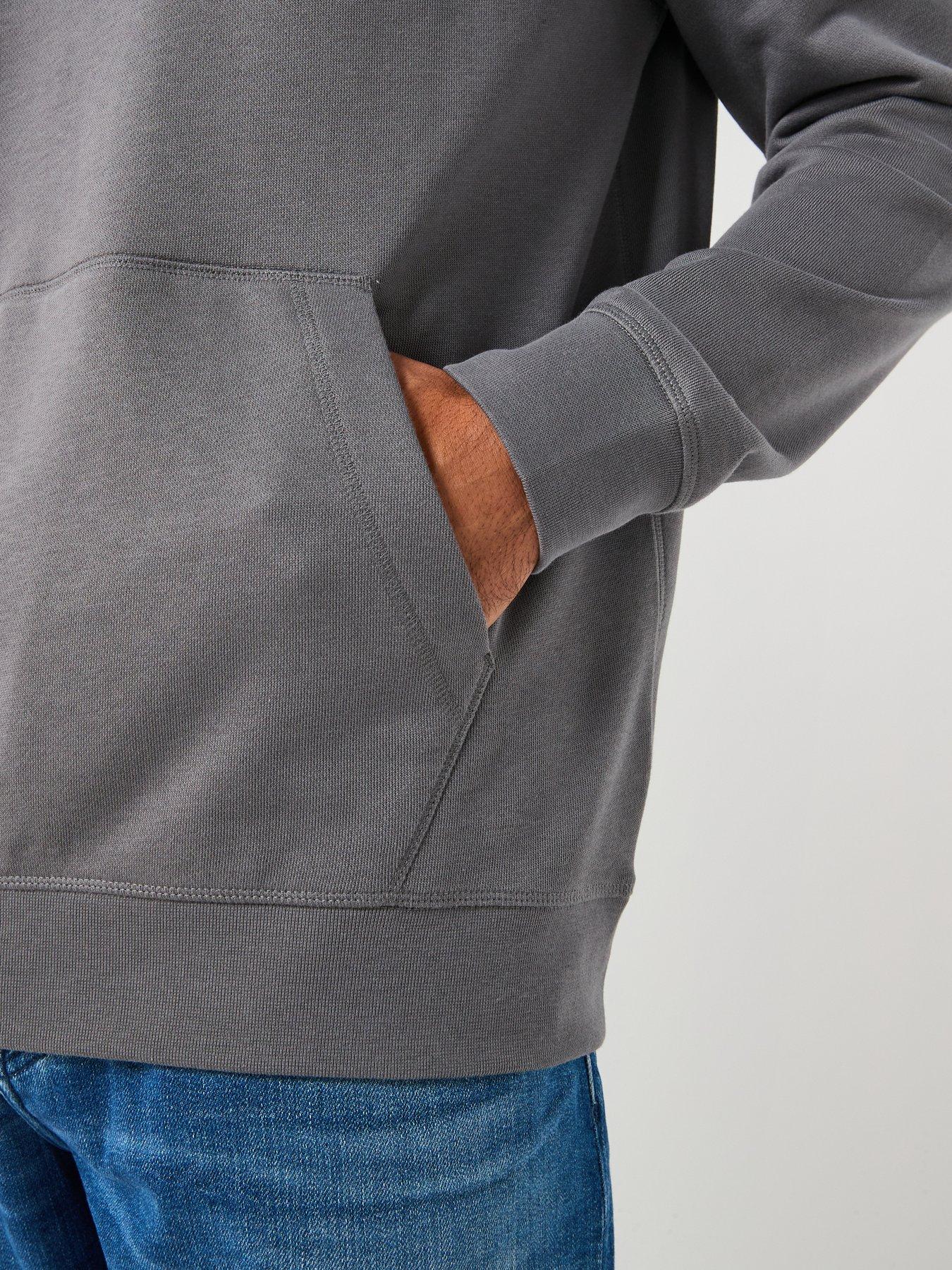 Image 6 of 6 of BOSS Wetalk Left Chest Overhead Hoodie - Light Grey