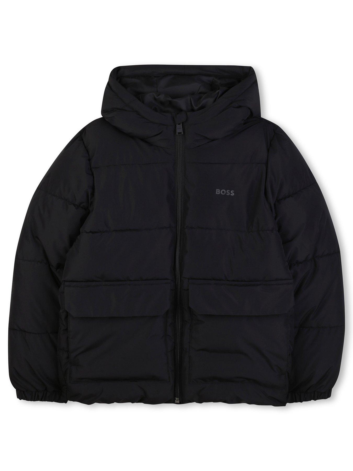 BOSS Boys Padded Jacket - Black