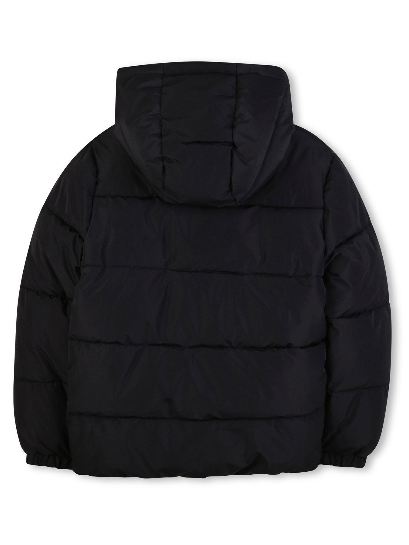  image of boss-boys-padded-jacket-black