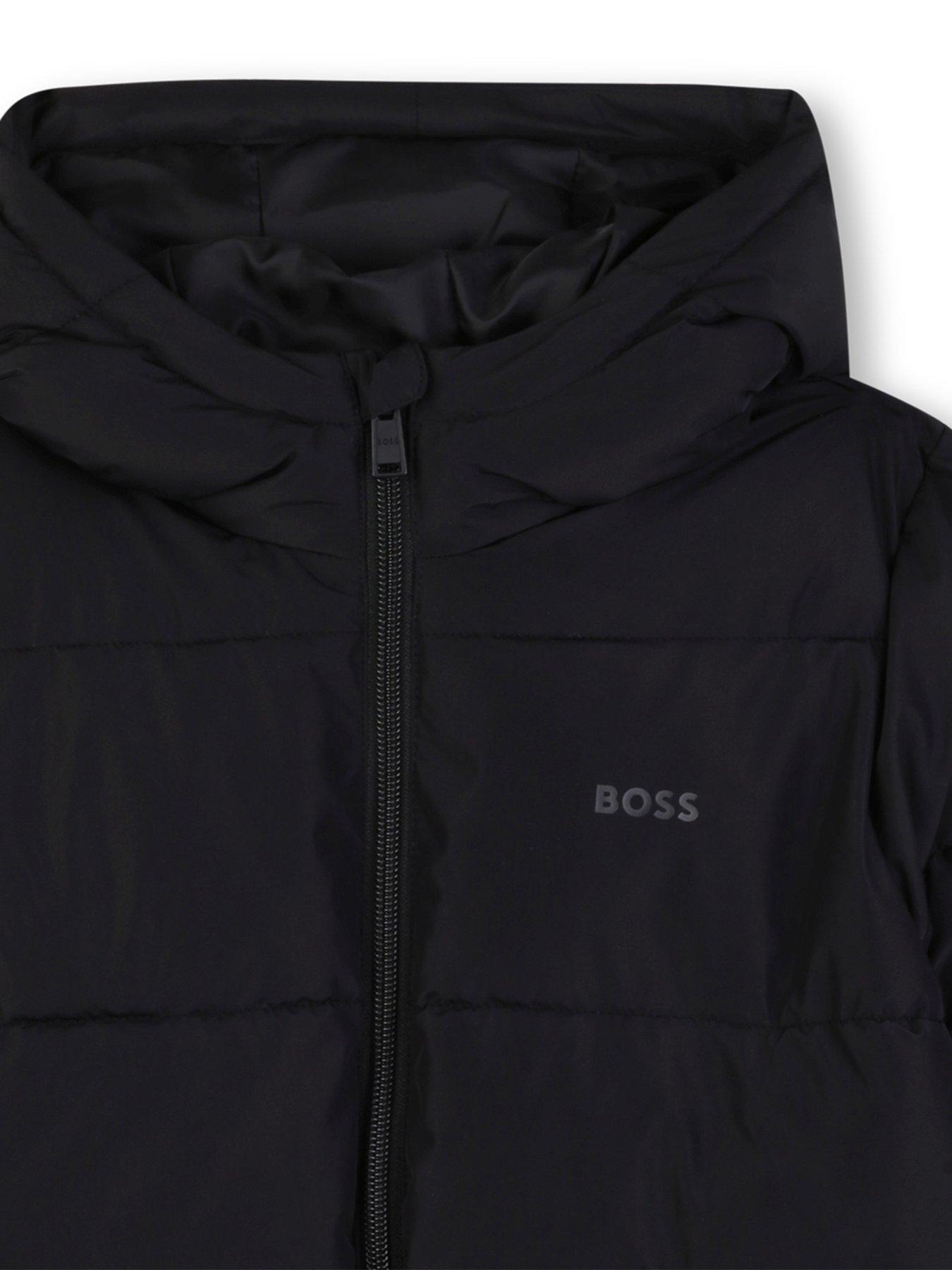  image of boss-boys-padded-jacket-black