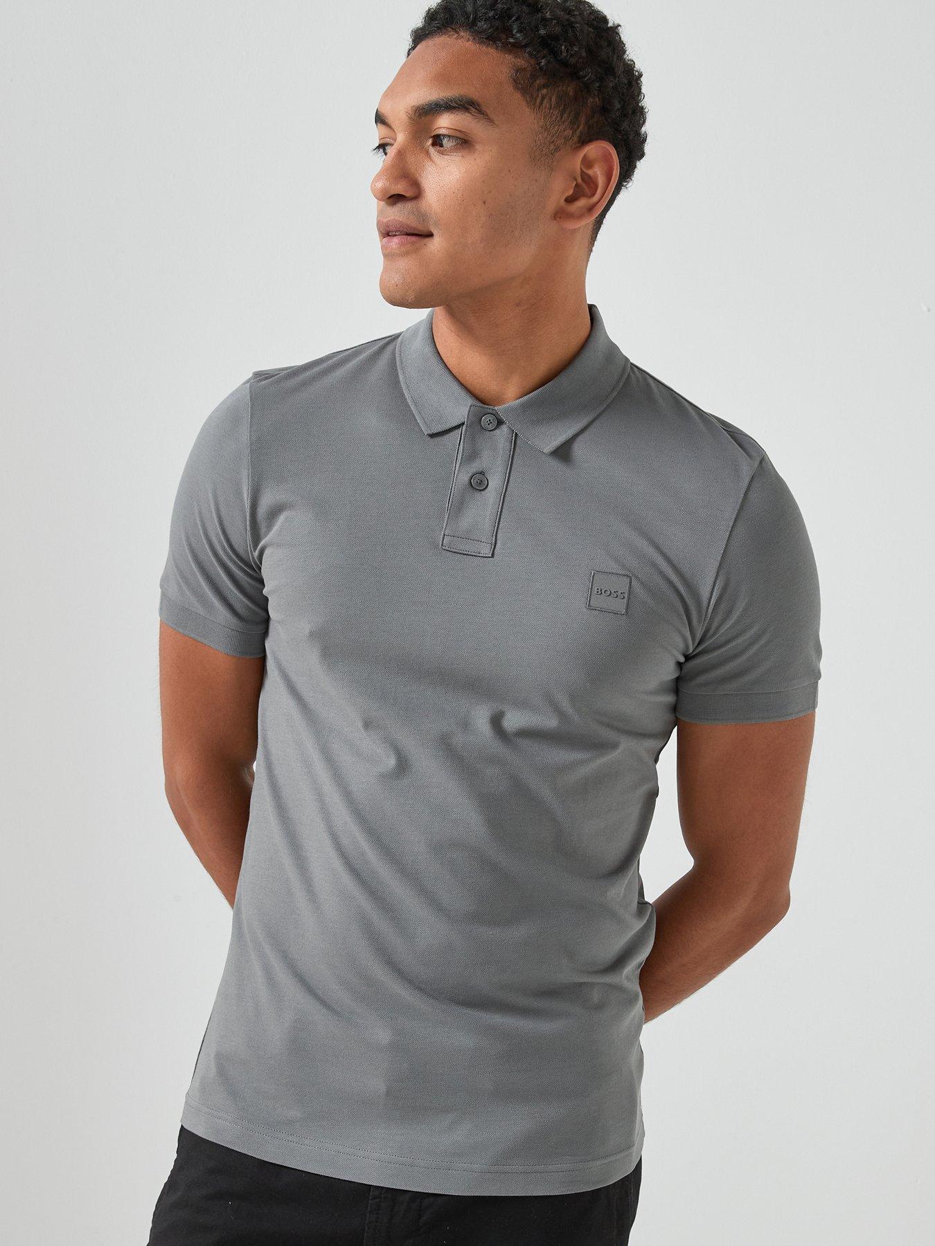 BOSS Boss Passenger Slim Fit Polo Shirt - Light Grey
