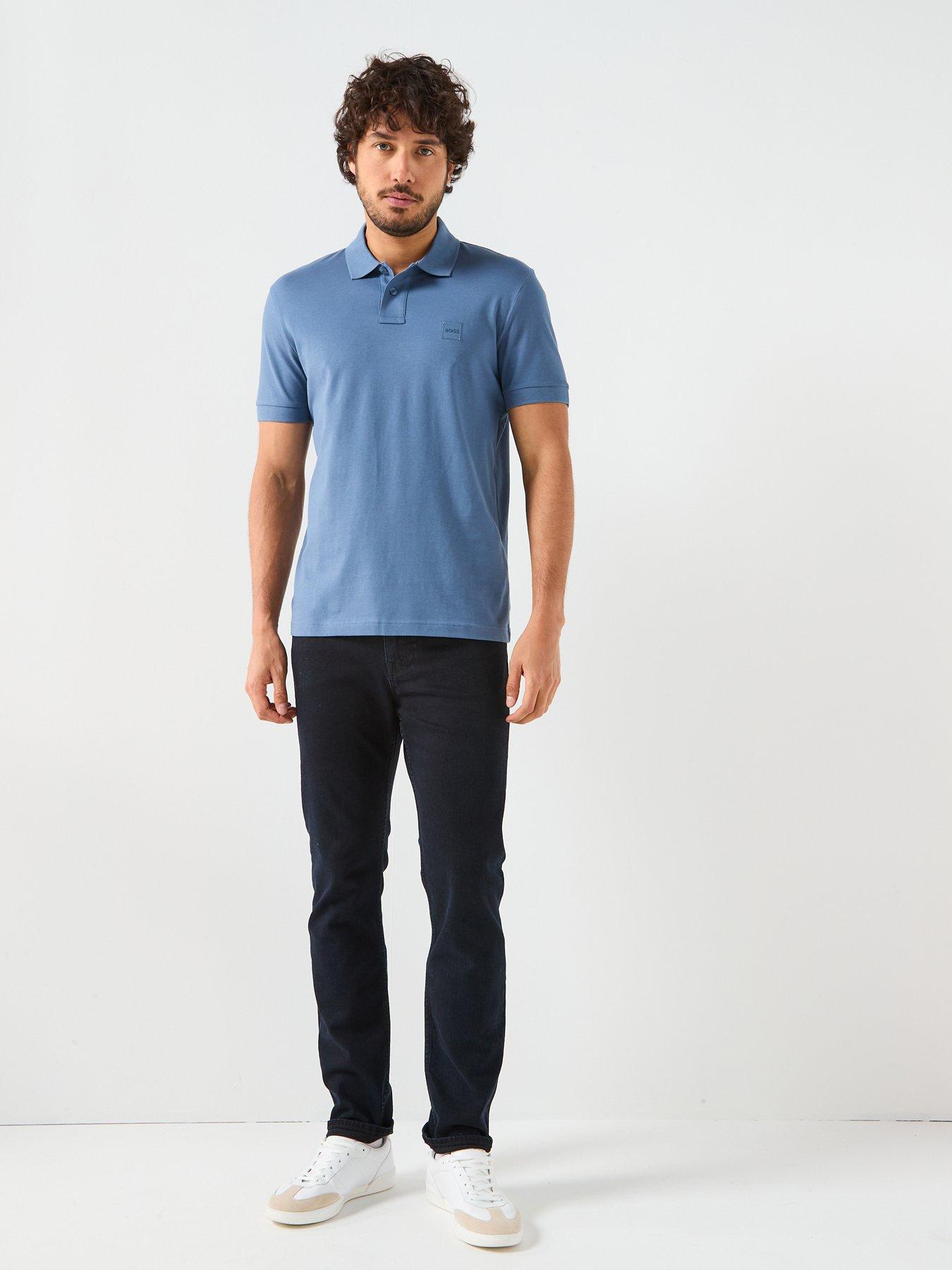  image of boss-passenger-slim-fit-polo-shirt-blue