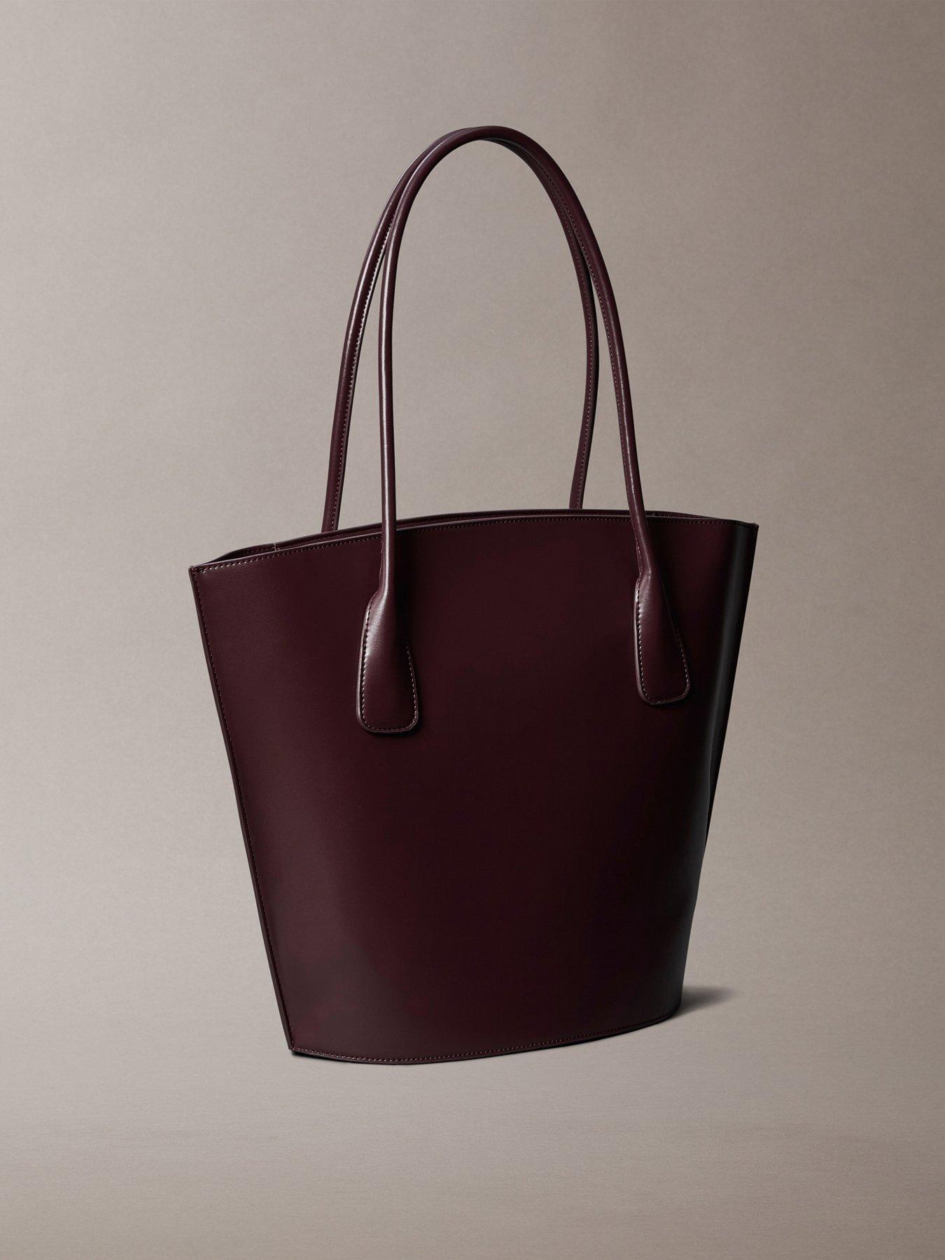 Image 2 of 5 of Calvin Klein Ck Medium Tote Bag - Brown