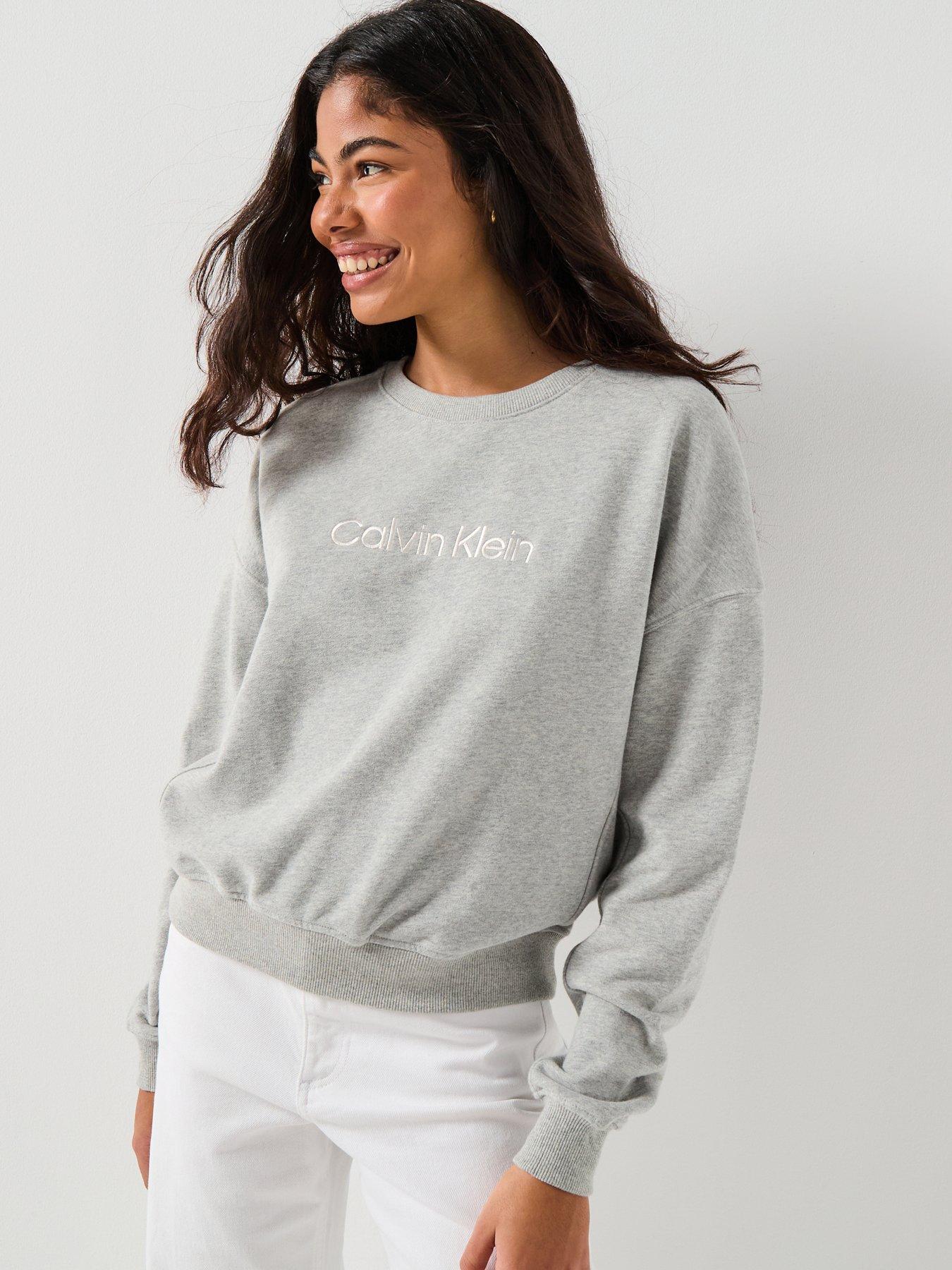  image of calvin-klein-sweatshirt-grey