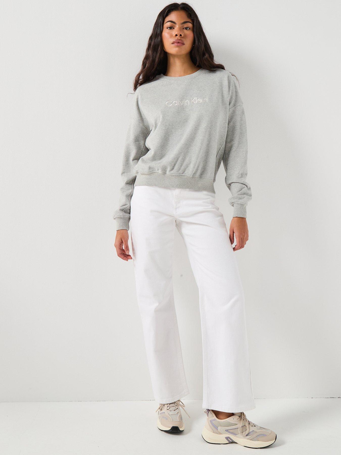  image of calvin-klein-sweatshirt-grey
