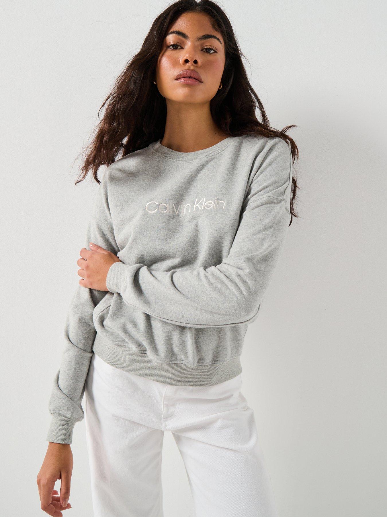  image of calvin-klein-sweatshirt-grey