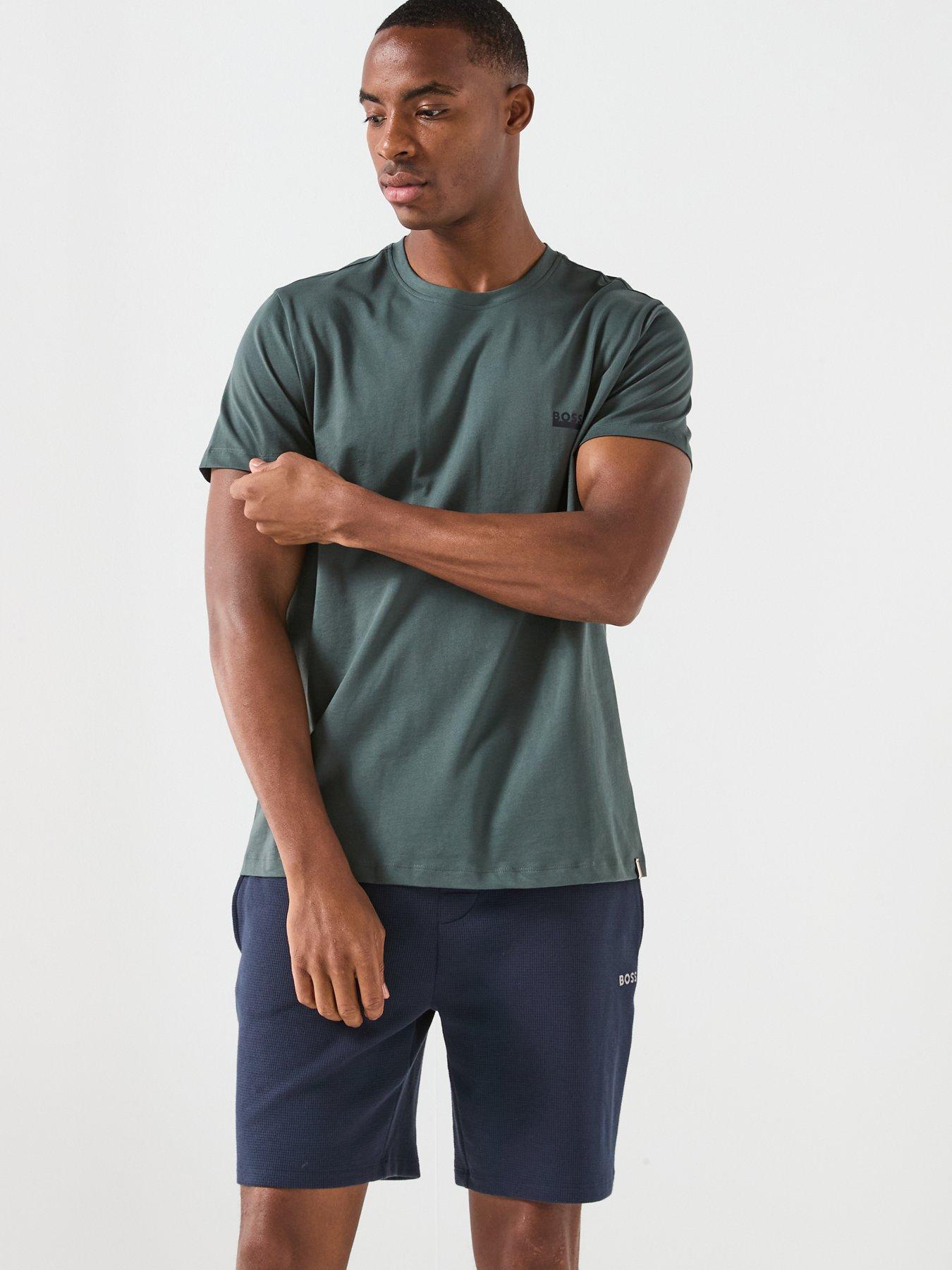 Image 4 of 6 of BOSS Bodywear RN 365 Regular Fit T-Shirt - Green