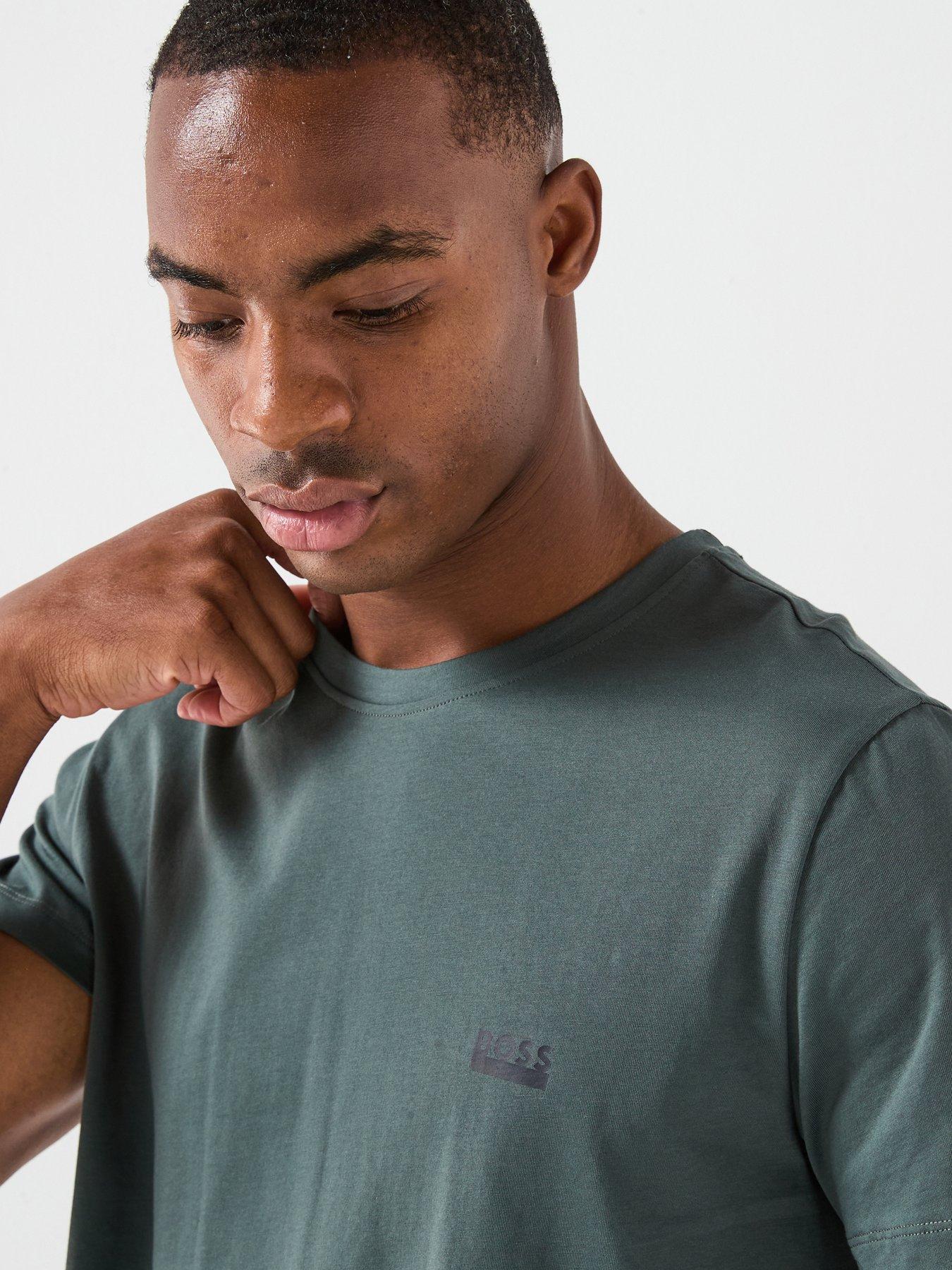 Image 6 of 6 of BOSS Bodywear RN 365 Regular Fit T-Shirt - Green