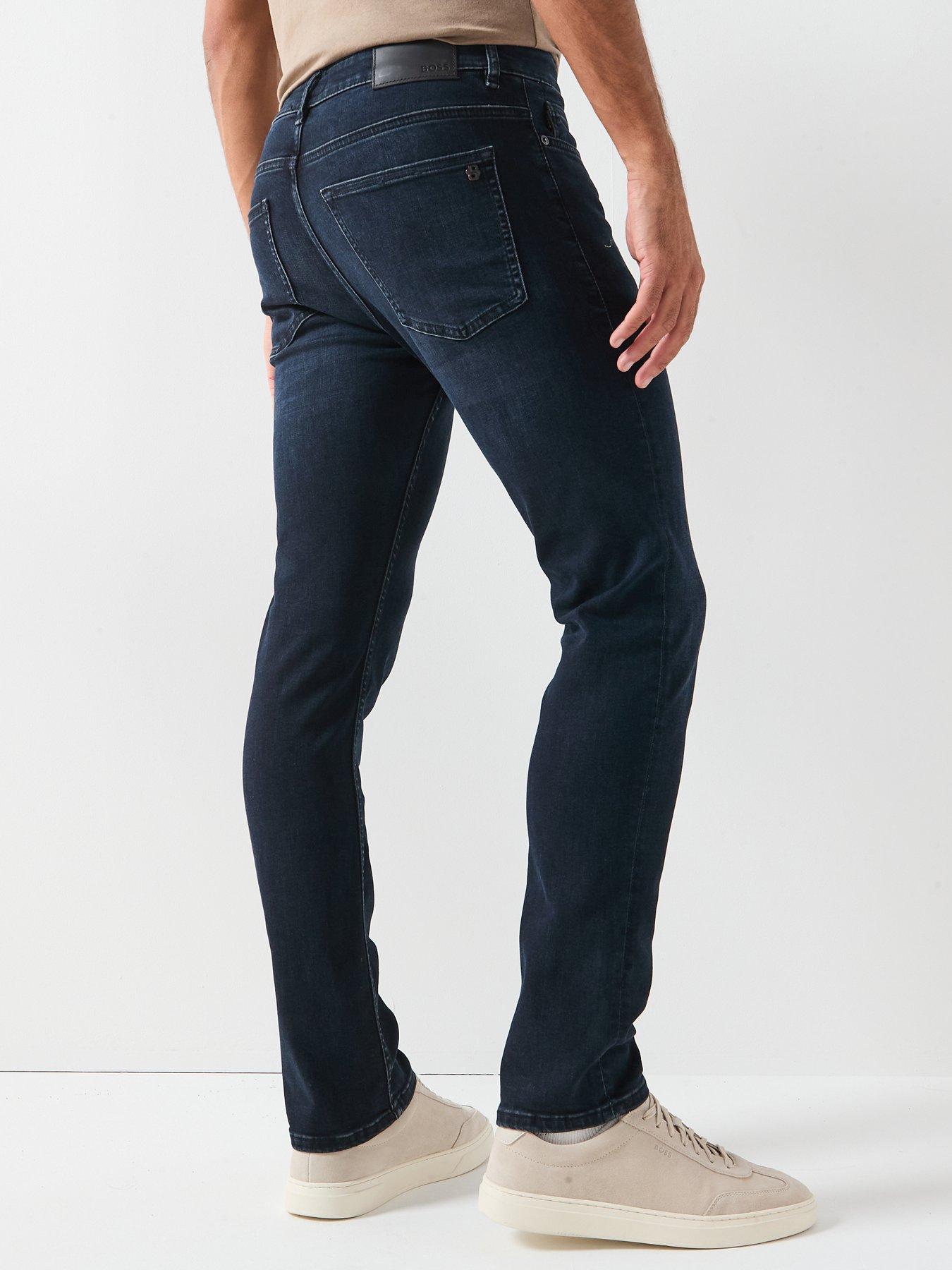 Image 2 of 5 of BOSS Boss Delaware Soft Motion Slim Fit Jeans - Black