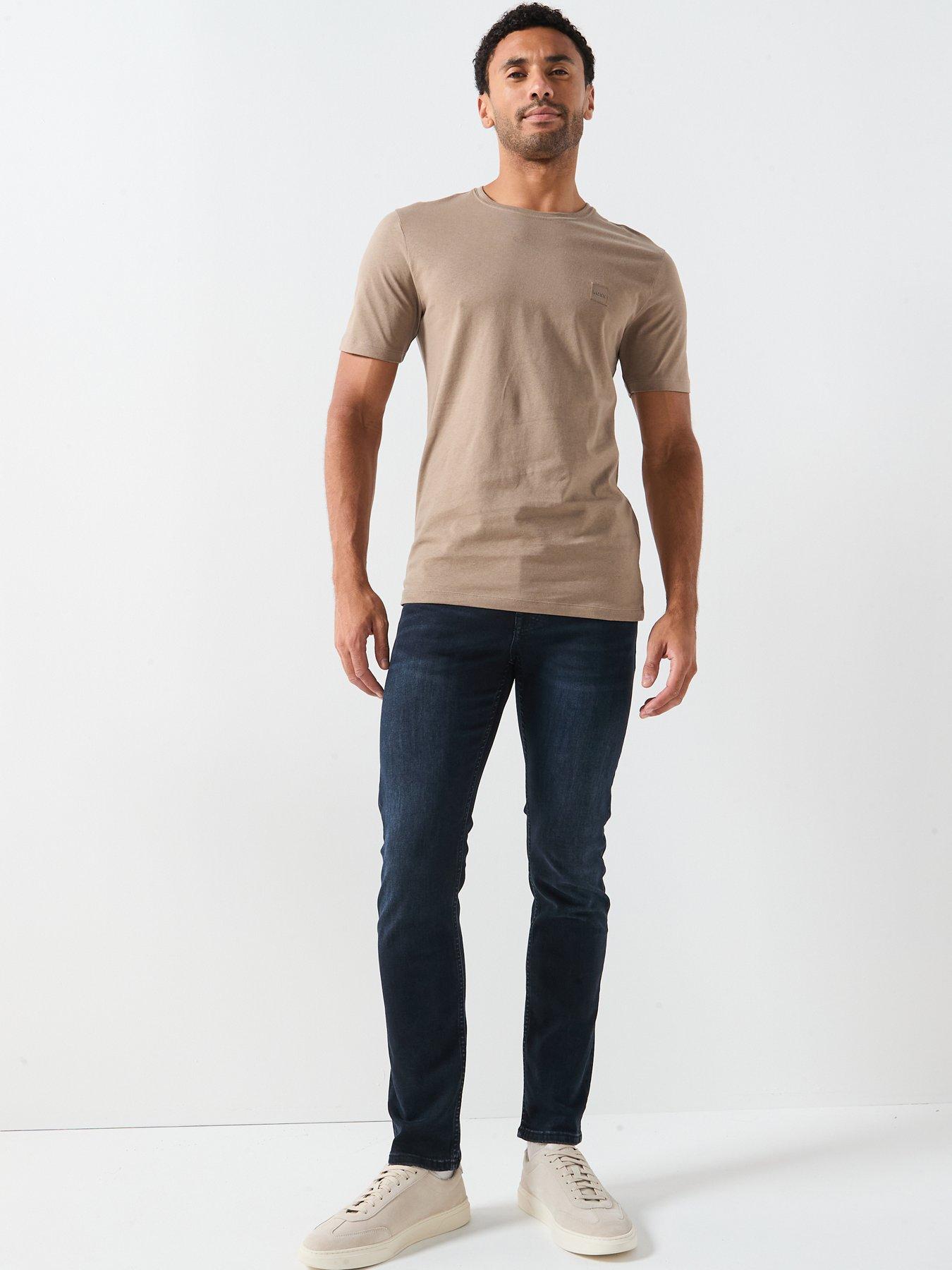 Image 5 of 5 of BOSS Boss Delaware Soft Motion Slim Fit Jeans - Black
