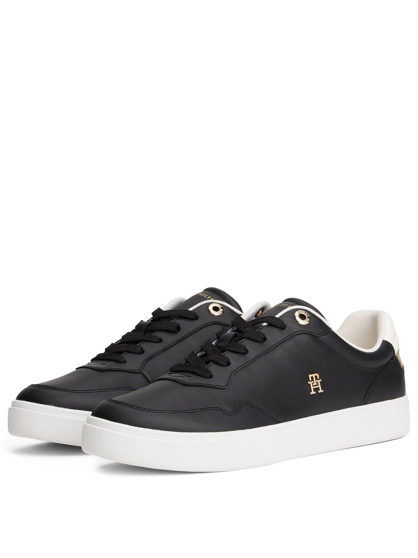 Image 2 of 6 of Tommy Hilfiger Elevated Court Trainers - Black