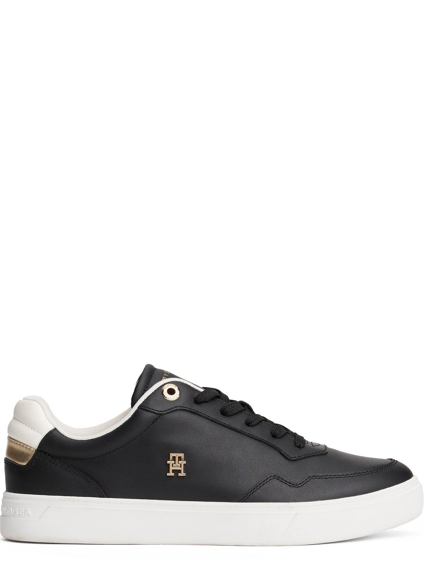 Image 4 of 6 of Tommy Hilfiger Elevated Court Trainers - Black