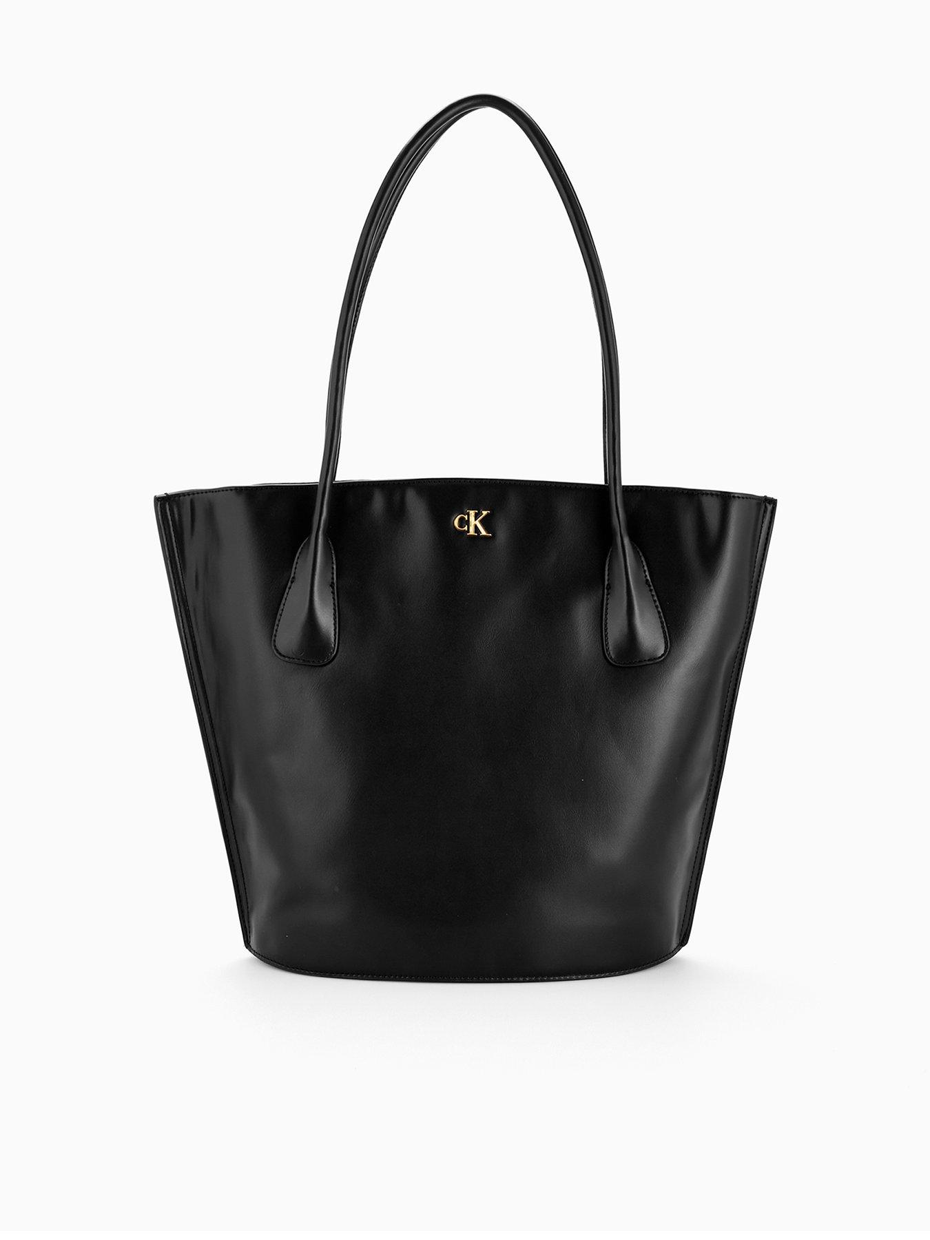 Calvin Klein Ck Medium Tote Bag - Black