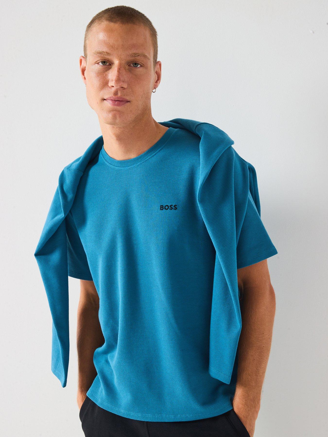 undefined Loungewear Waffle T-shirt - Blue