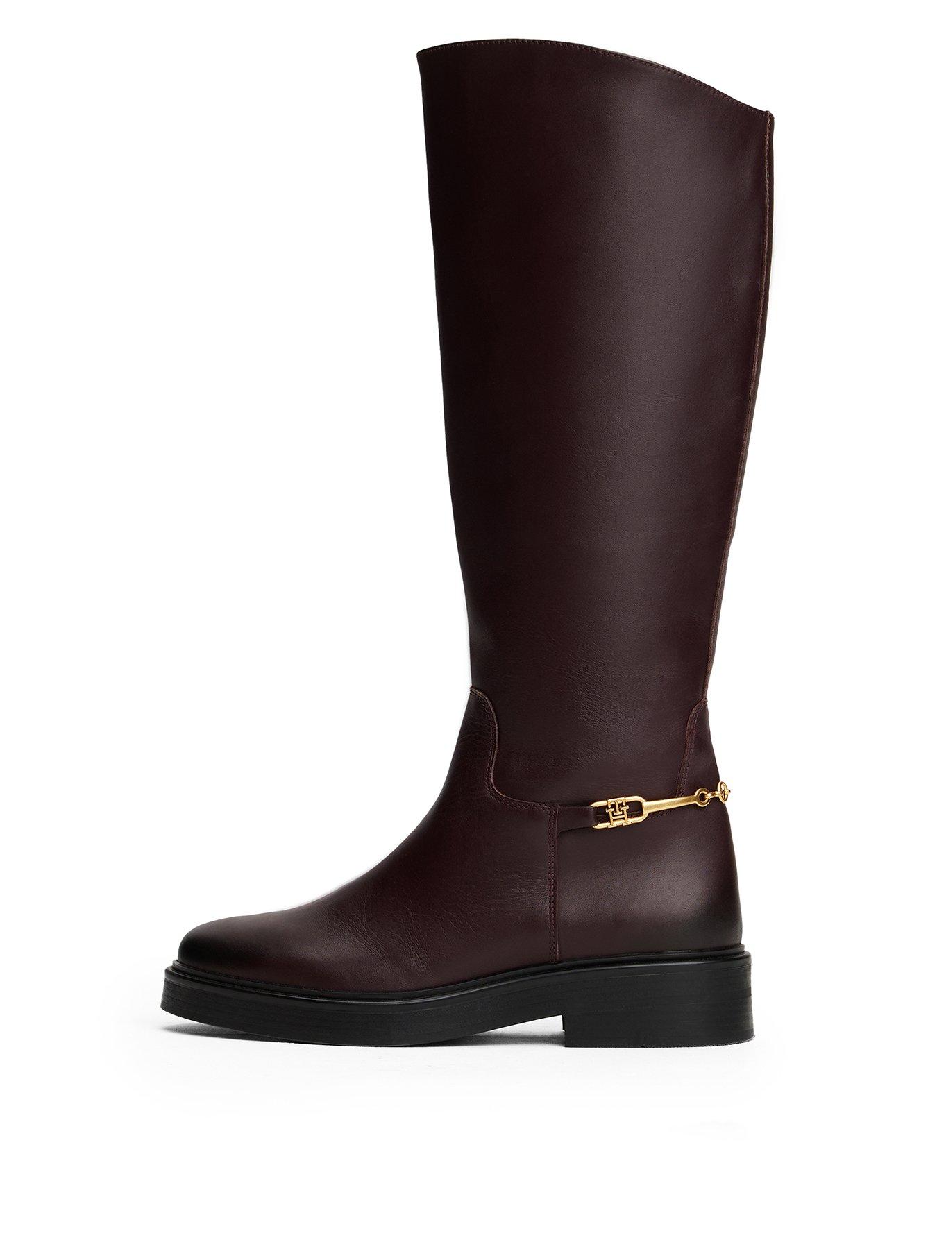 undefined Horsebit Riding Long Boot - Brown
