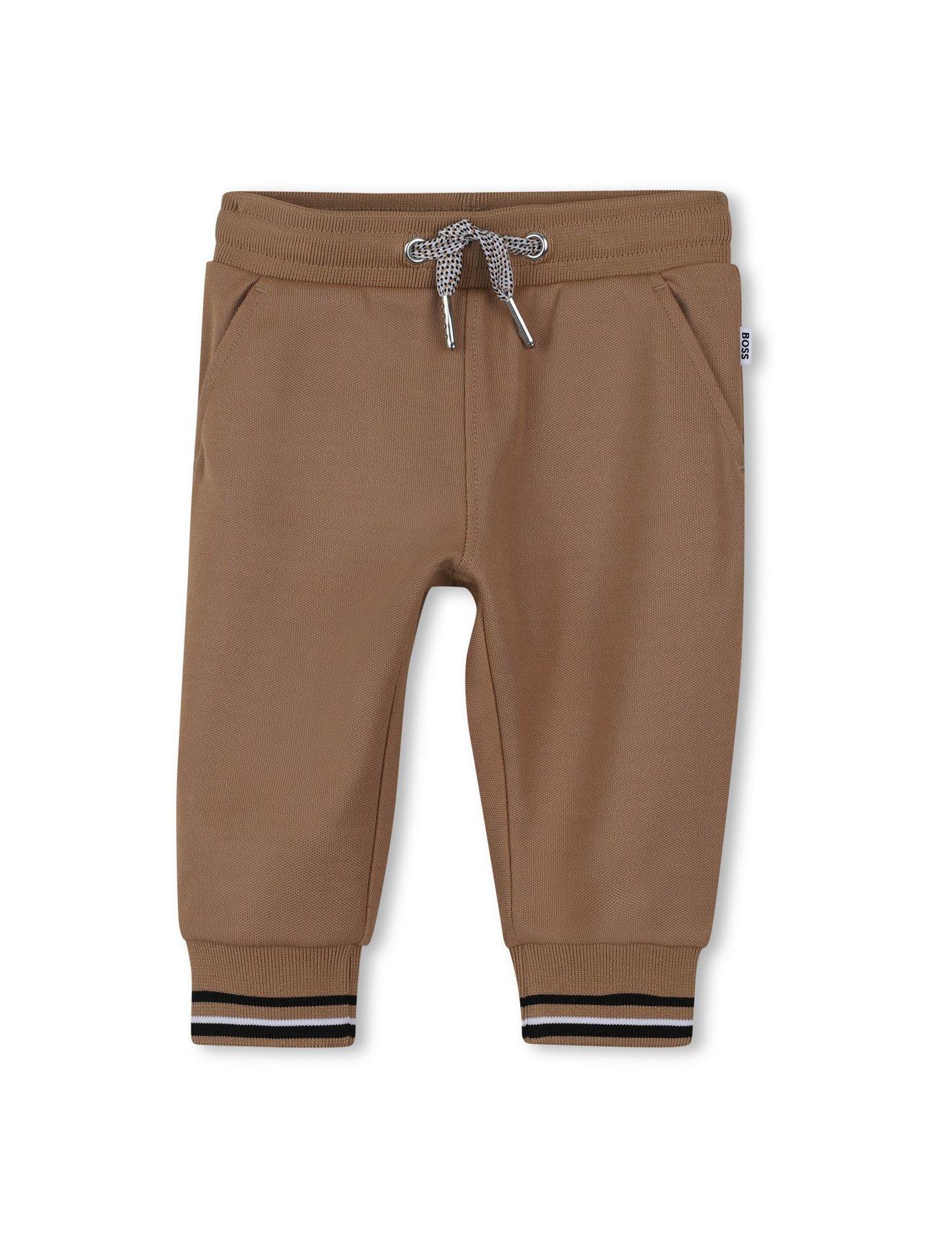  image of boss-baby-boys-zip-through-tracksuit-beige