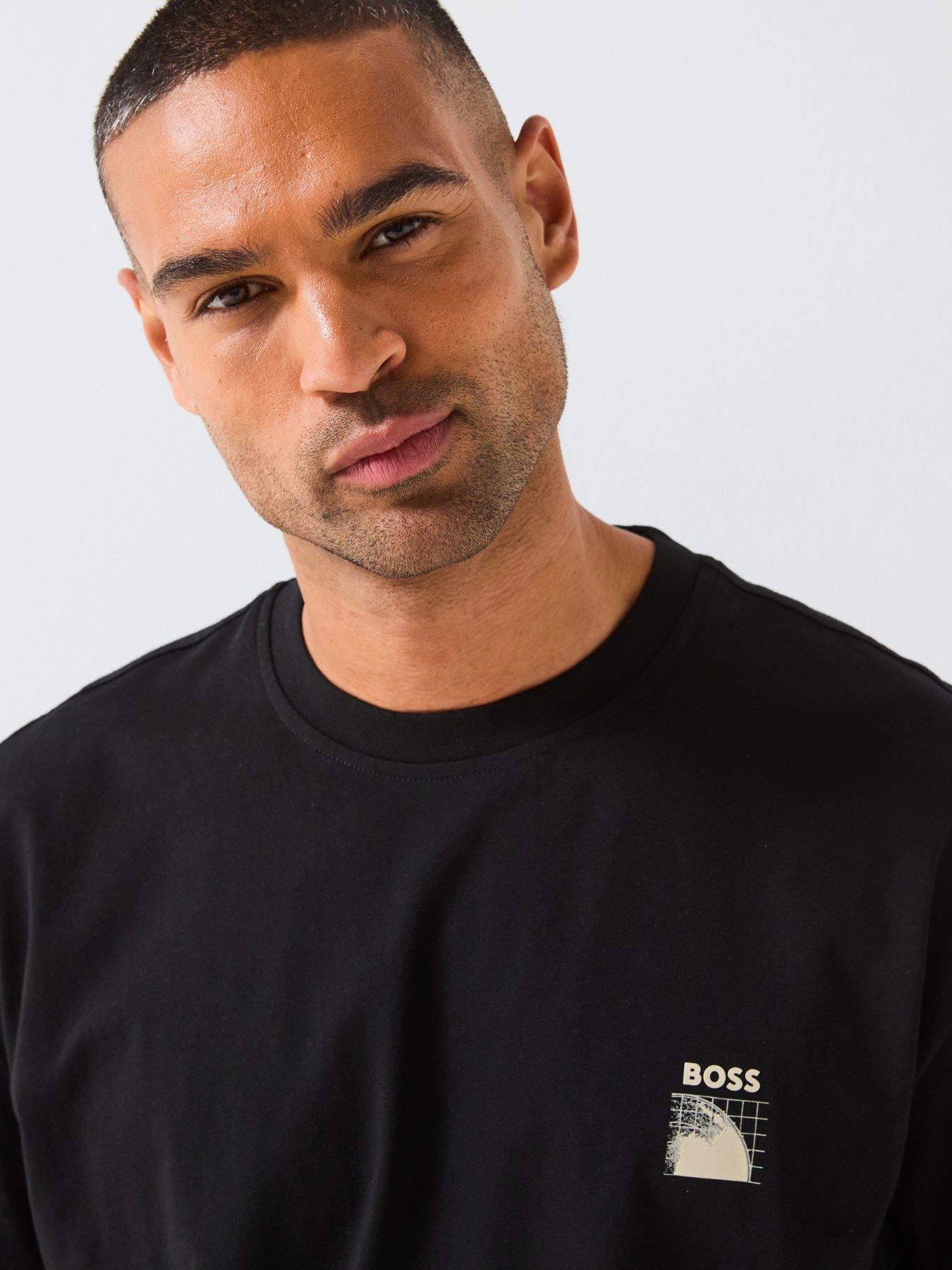Image 5 of 6 of BOSS Te_Radar Relaxed Fit T-Shirt - Black