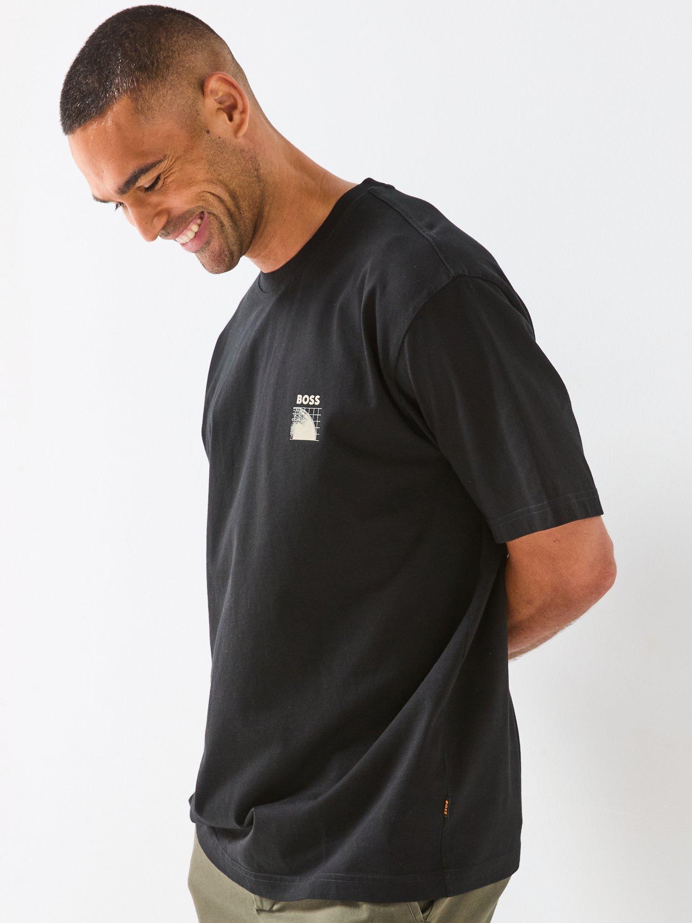 Image 6 of 6 of BOSS Te_Radar Relaxed Fit T-Shirt - Black