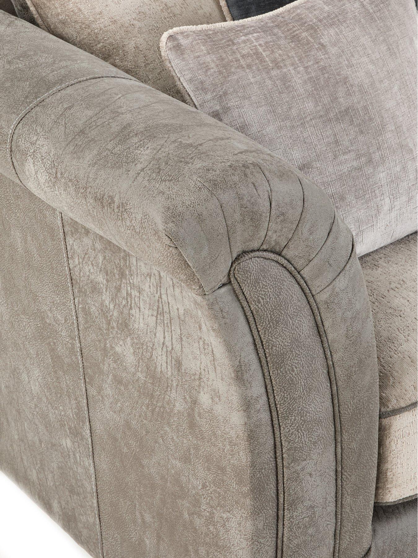 Image 5 of 7 of Very Home Regent Scatter 3 Seater Sofa + Footstool&nbsp;- Made to Order in the UK
