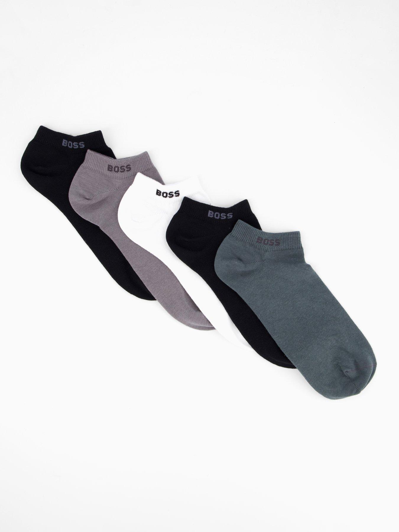 undefined Bodywear 5 Pack Logo Liner Socks - Multi