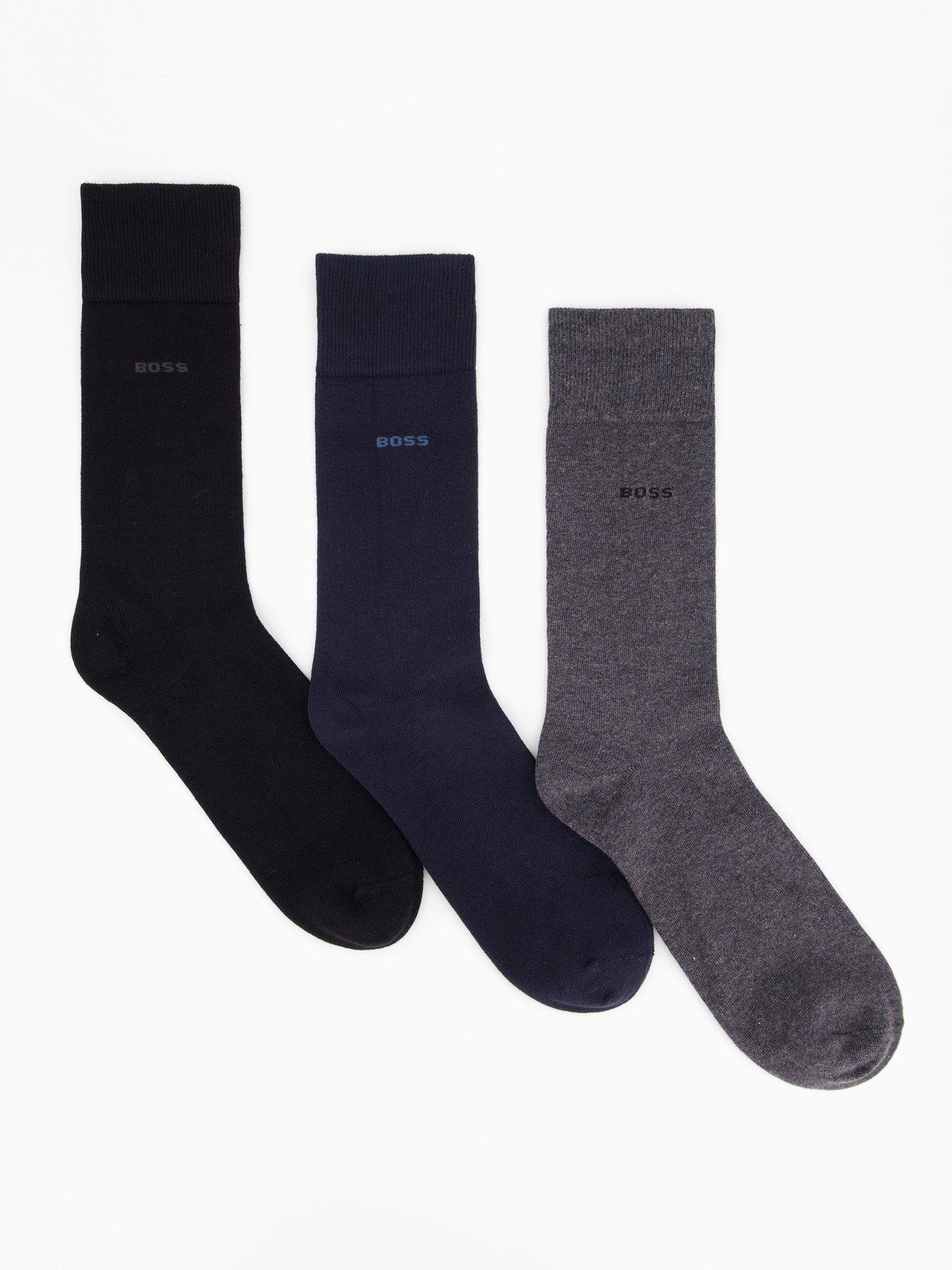 front image of boss-bodywear-3-pack-crew-sock-gift-set-multi