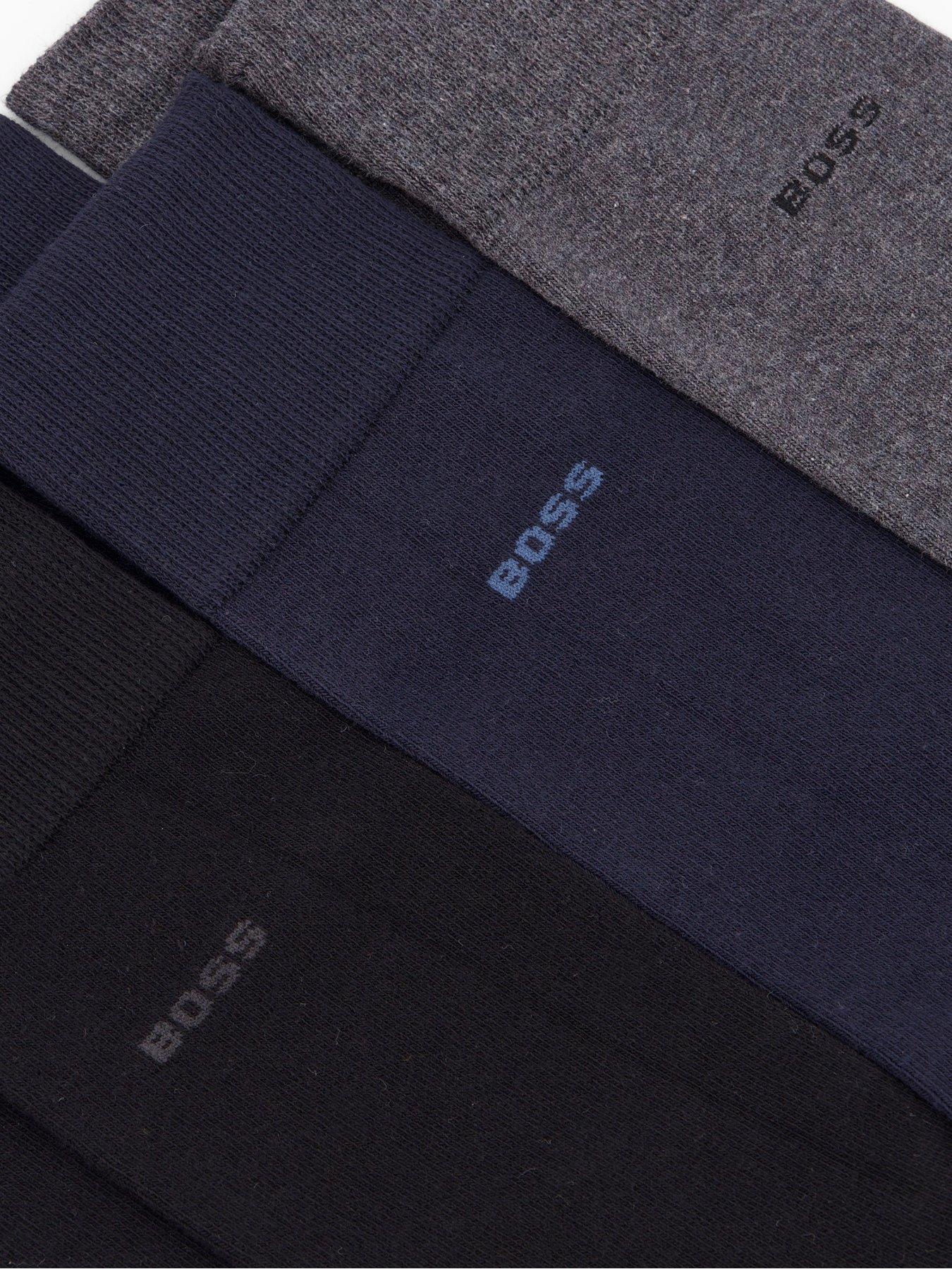  image of boss-bodywear-3-pack-crew-sock-gift-set-multi