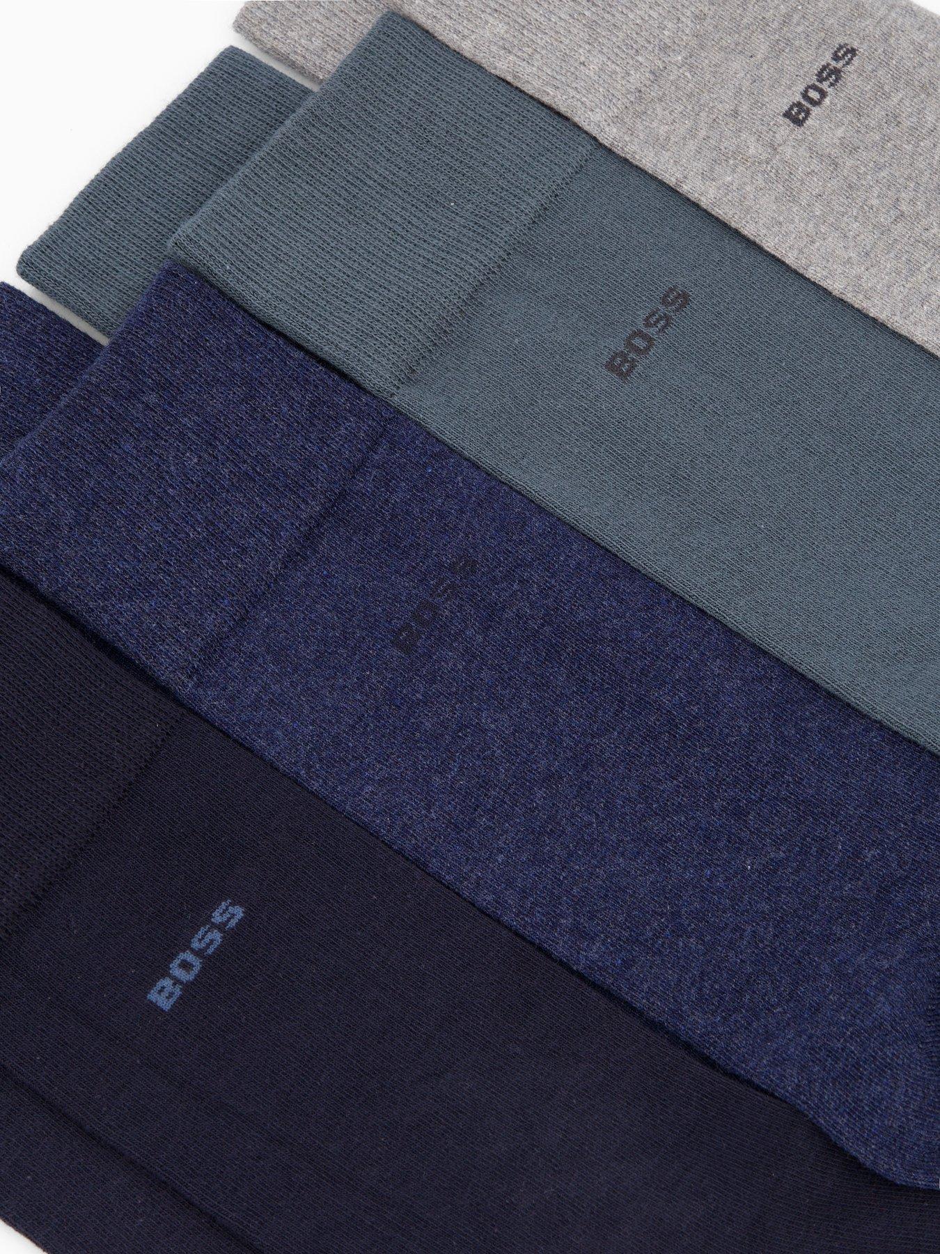  image of boss-bodywear-4-pack-crew-sock-gift-set-multi