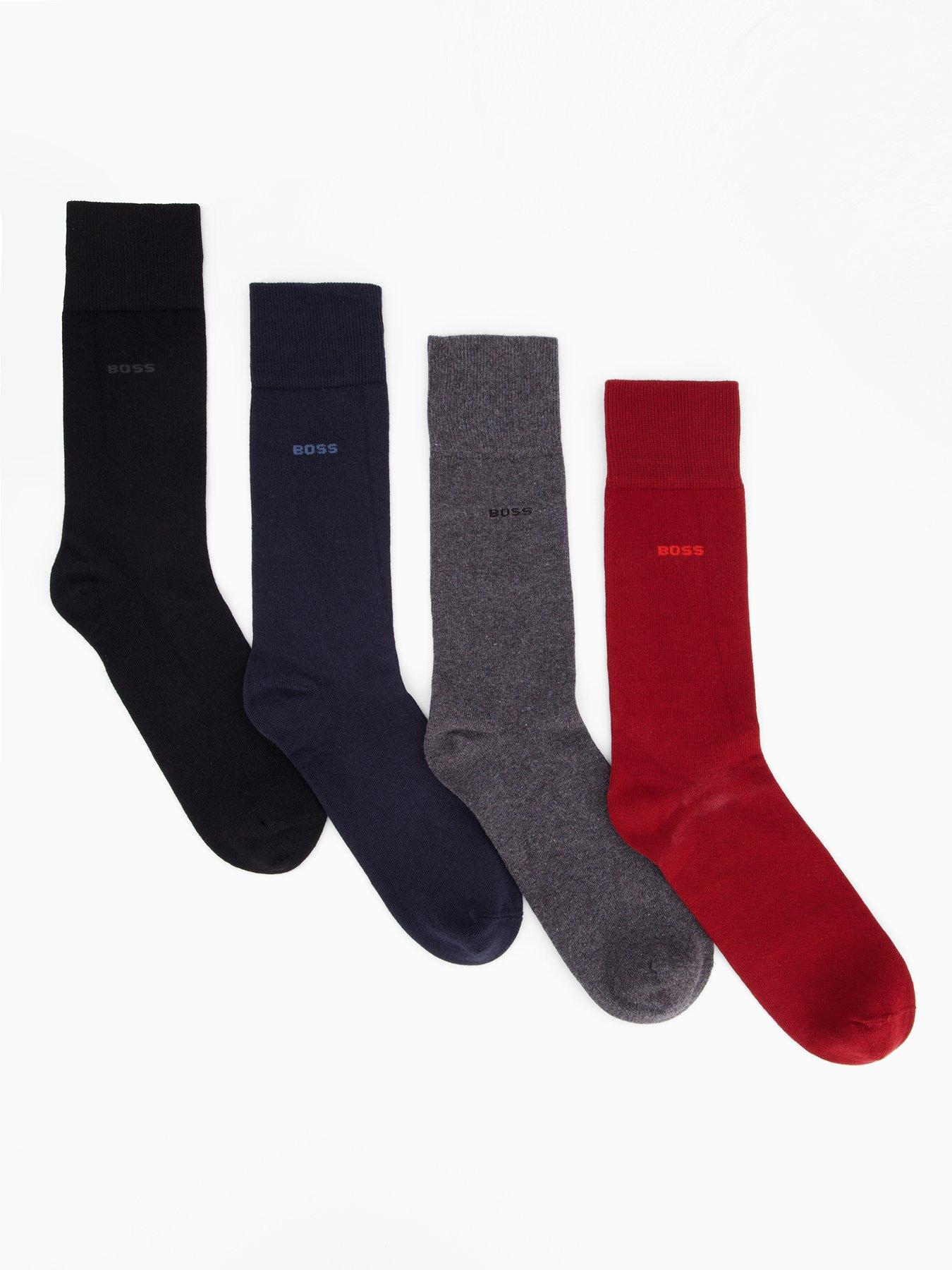 BOSS Bodywear 4 Pack Crew Sock Gift Set - Multi