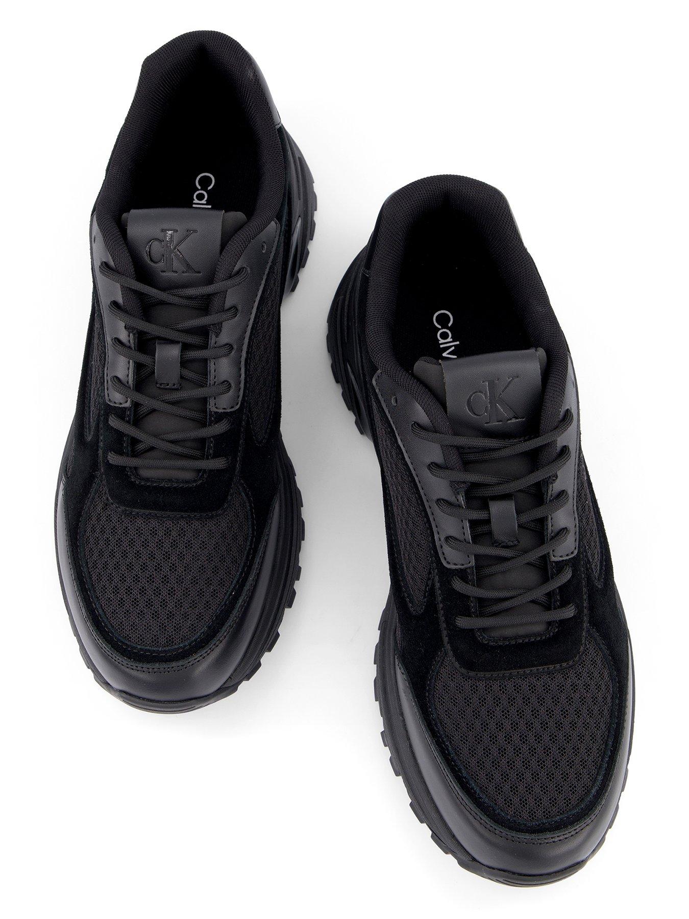 Image 3 of 7 of Calvin Klein Hike Runner Mesh Mix Trainers - Black