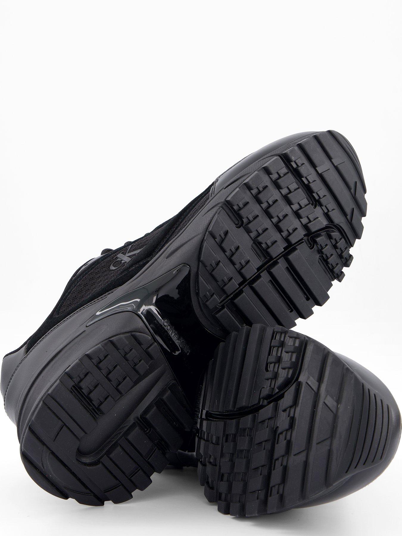 Image 4 of 7 of Calvin Klein Hike Runner Mesh Mix Trainers - Black