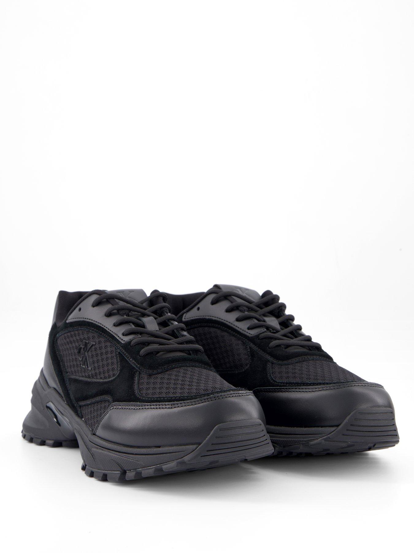 Image 6 of 7 of Calvin Klein Hike Runner Mesh Mix Trainers - Black