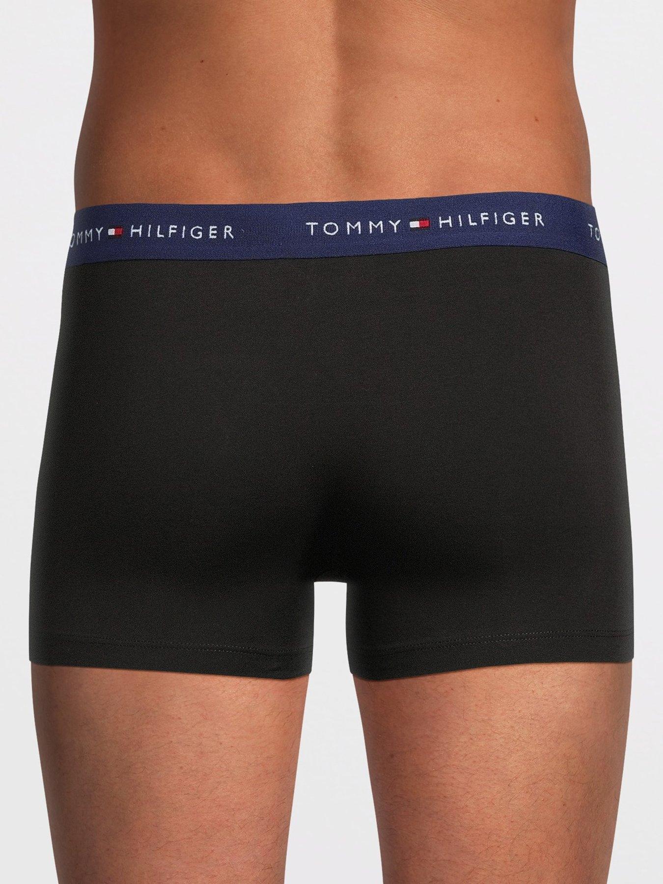 Image 3 of 3 of Tommy Hilfiger 3 Pack Signature Cotton Trunks - Black