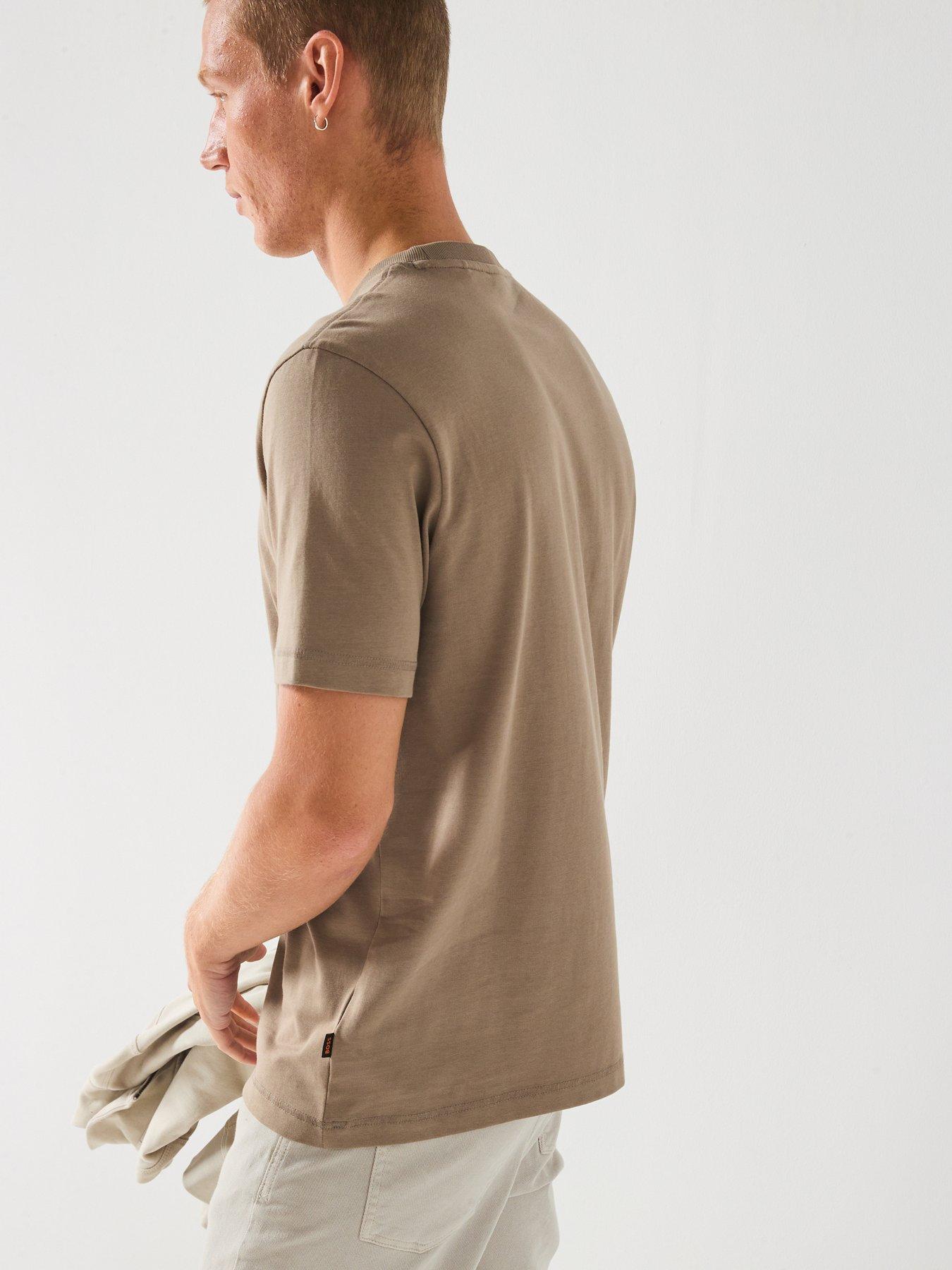 Image 2 of 5 of BOSS Logo T-Shirt - Dark Beige